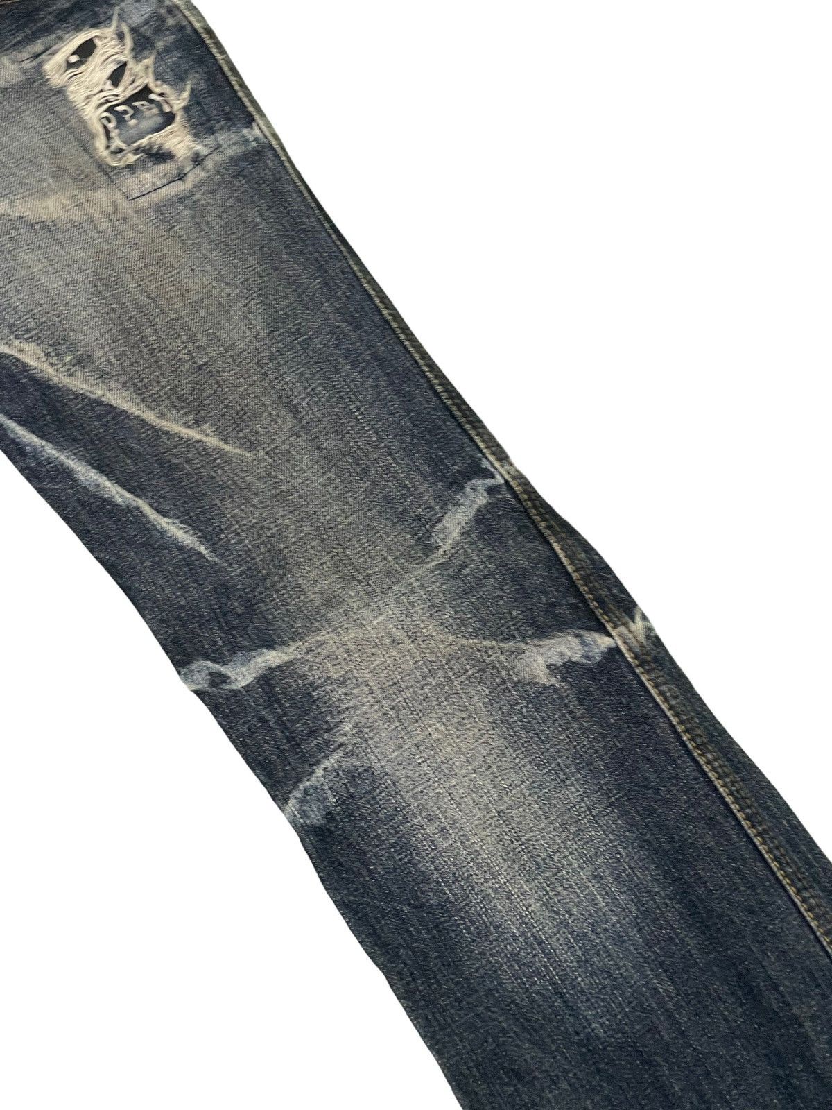 HIDEAWAYS Flare Jeans Hideaways Distress Slim Denim Low Rise 4🟦8 Size US 29 - 7 Thumbnail