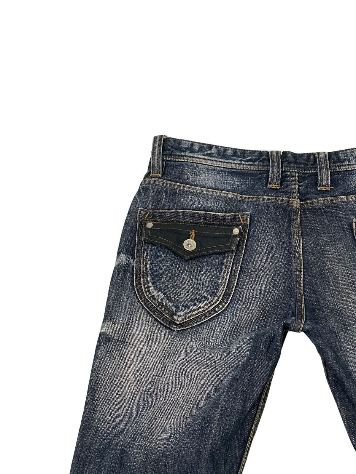 HIDEAWAYS Flare Jeans Hideaways Distress Slim Denim Low Rise 4🟦8 Size US 29 - 18 Thumbnail