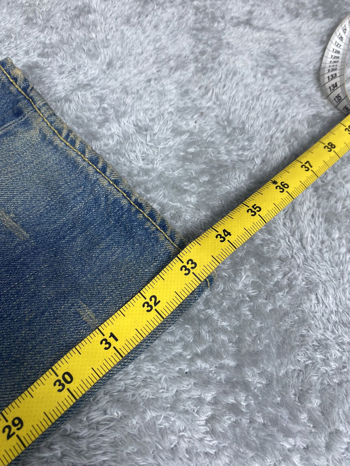 Hysteric Glamour Hysteric Glamour Distressed Patchwork Denim. S0303 Size US 31 - 22 Thumbnail