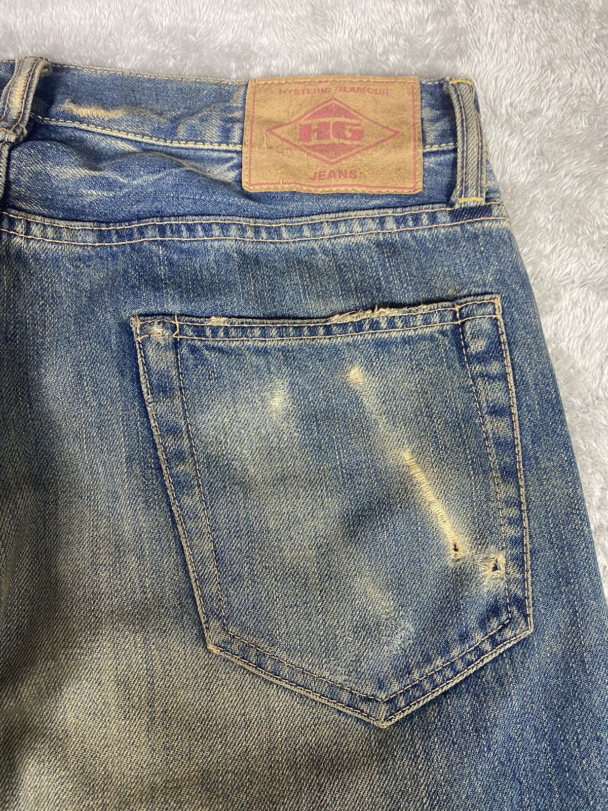 Hysteric Glamour Hysteric Glamour Distressed Patchwork Denim. S0303 Size US 31 - 14 Thumbnail