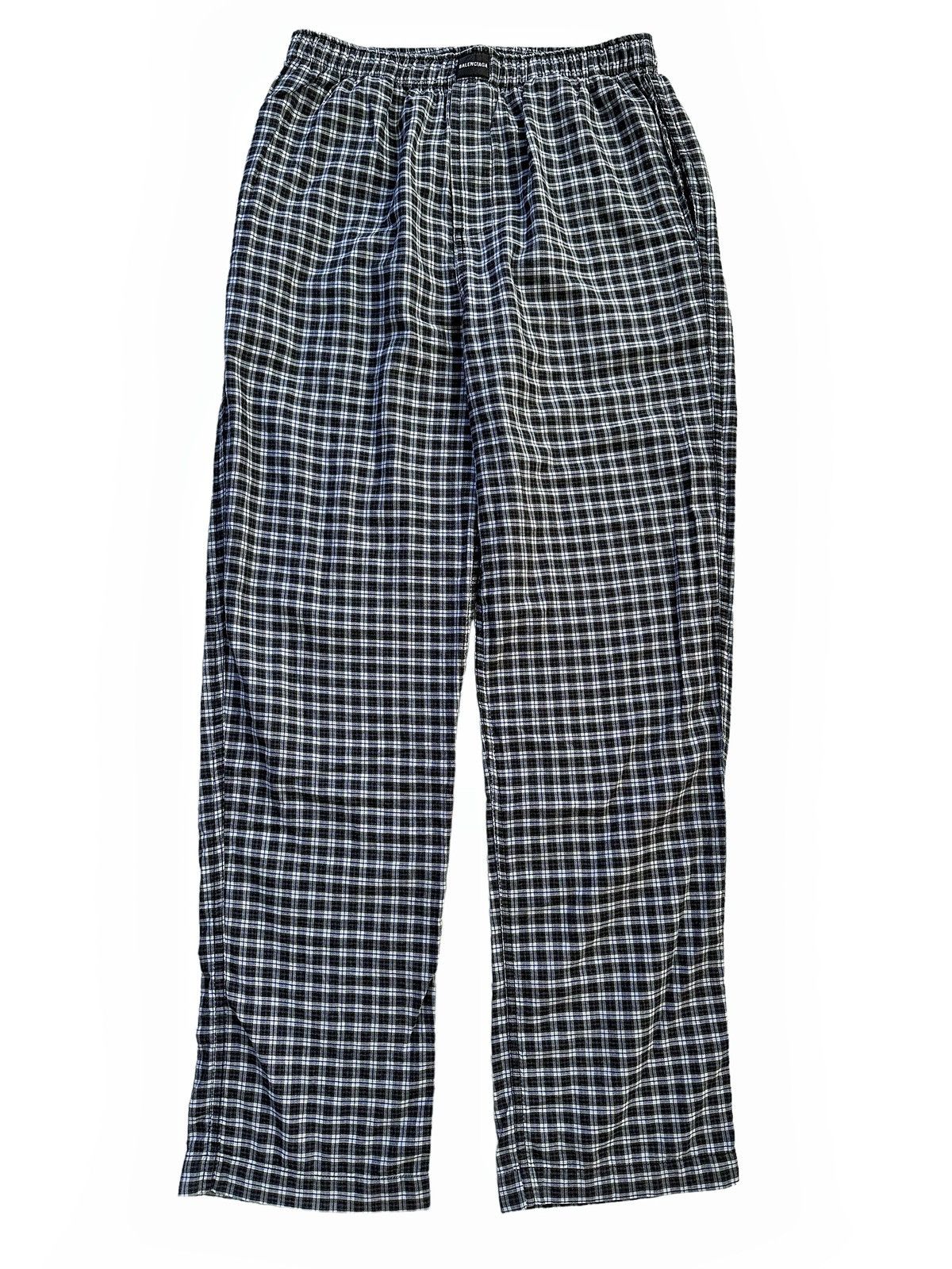 Balenciaga Sz44 Plaid Pajama Boxer Pant Size 32" / US 10 / IT 46 - 2 Thumbnail