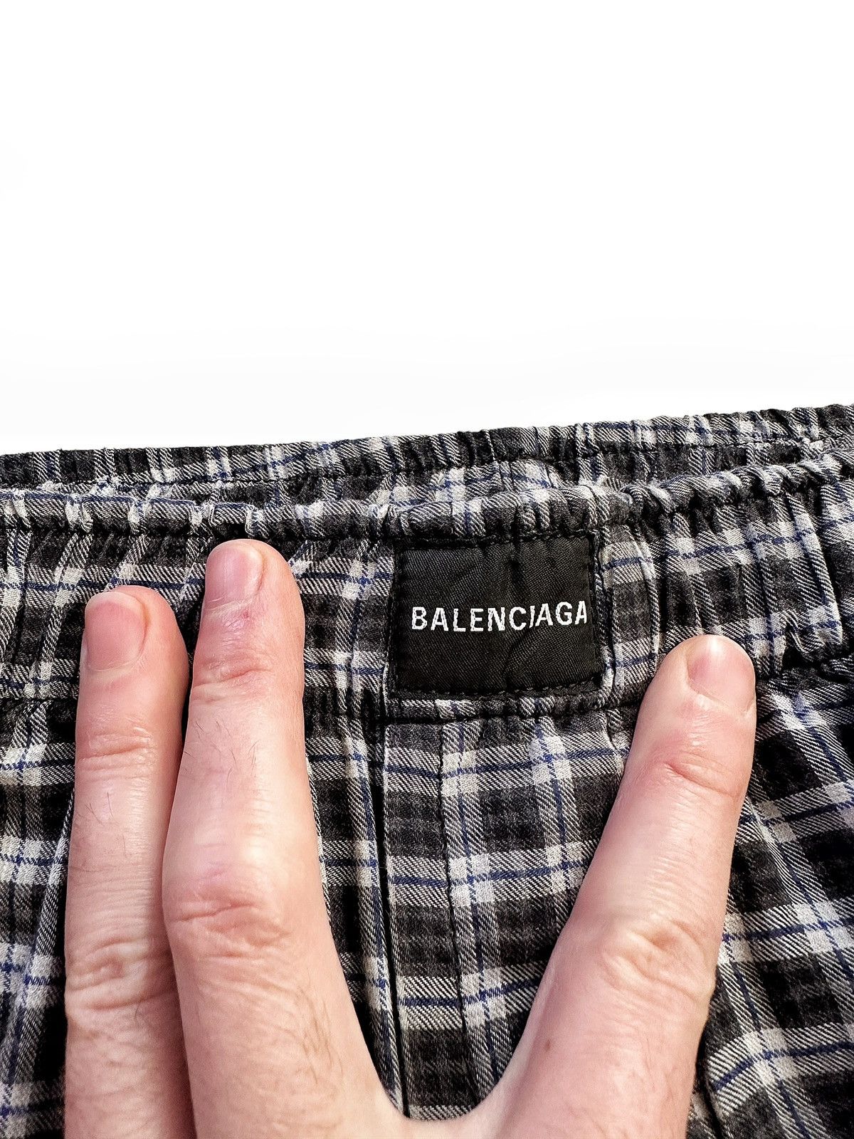 Balenciaga Sz44 Plaid Pajama Boxer Pant Size 32" / US 10 / IT 46 - 1 Thumbnail