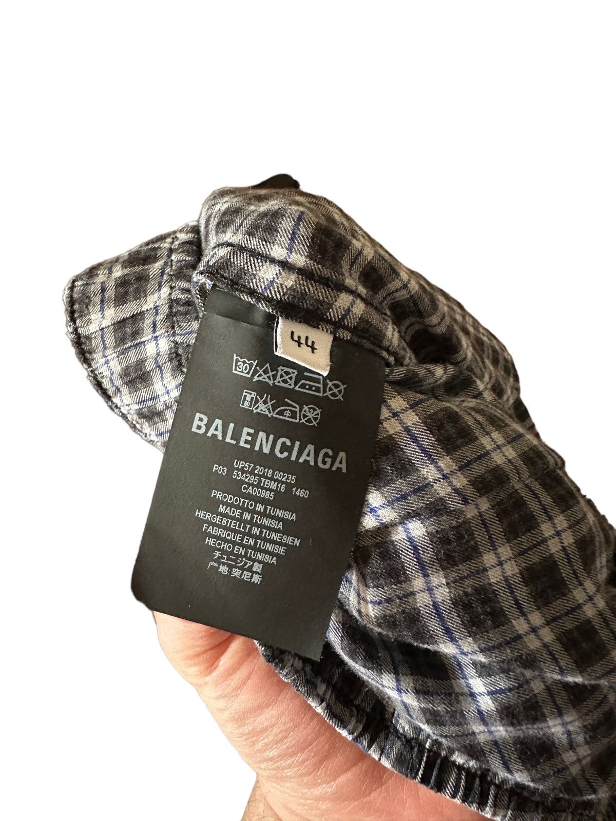 Balenciaga Sz44 Plaid Pajama Boxer Pant Size 32" / US 10 / IT 46 - 5 Thumbnail