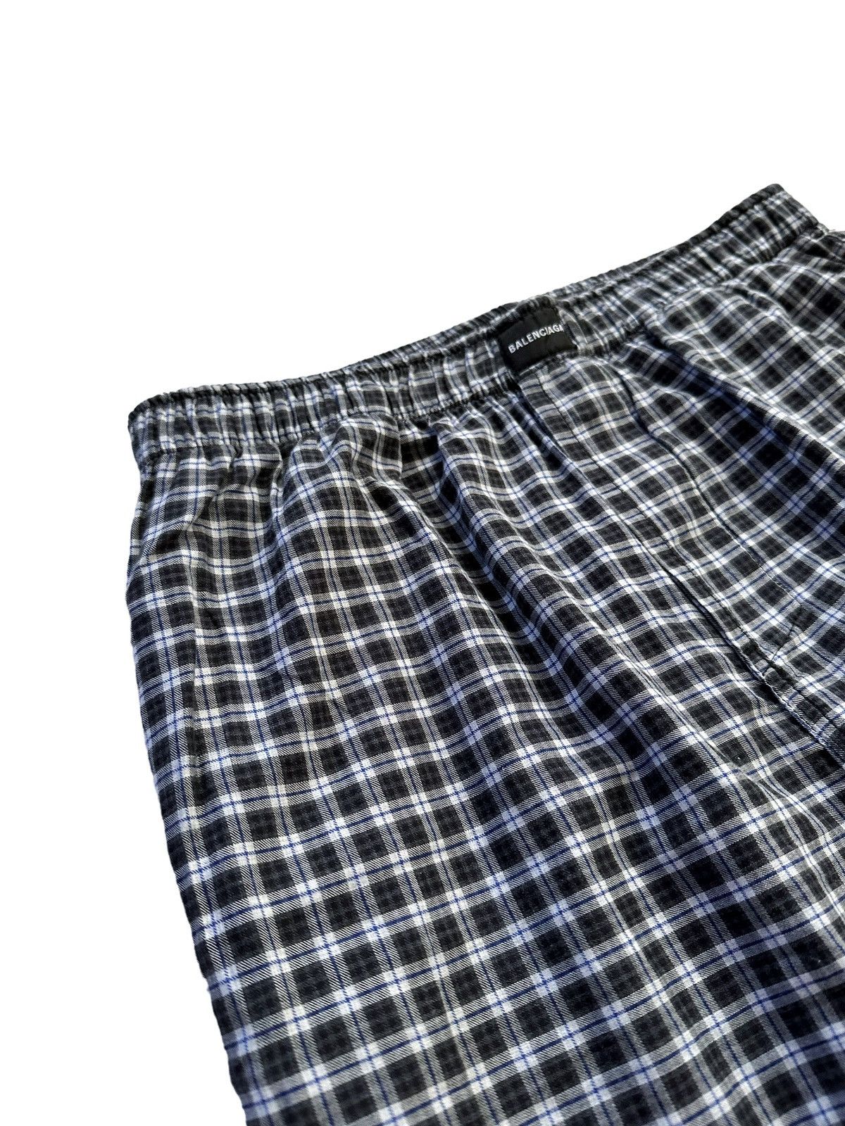 Balenciaga Sz44 Plaid Pajama Boxer Pant Size 32" / US 10 / IT 46 - 3 Thumbnail
