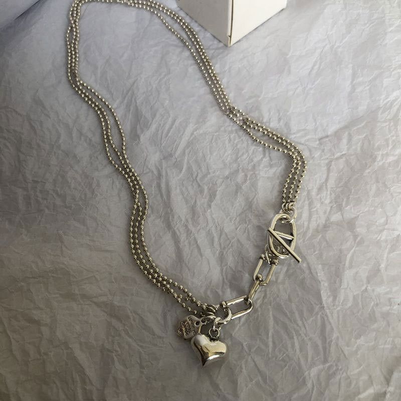Jewelry Multi layer Chain Love Necklace Size ONE SIZE - 1 Thumbnail