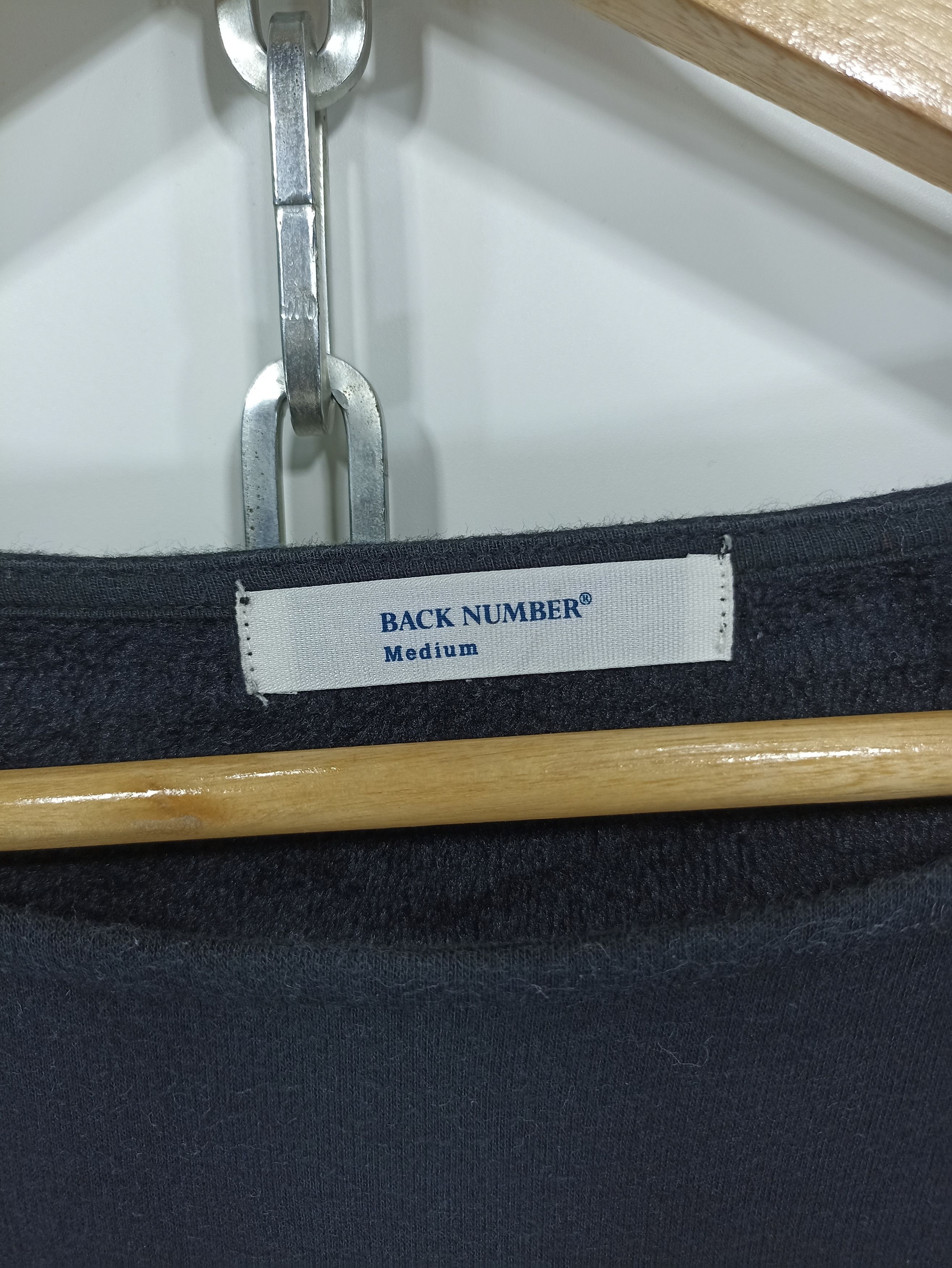 Japanese Brand × Vintage Back number Sleeve Knit Size US M / EU 48-50 / 2 - 4 Thumbnail