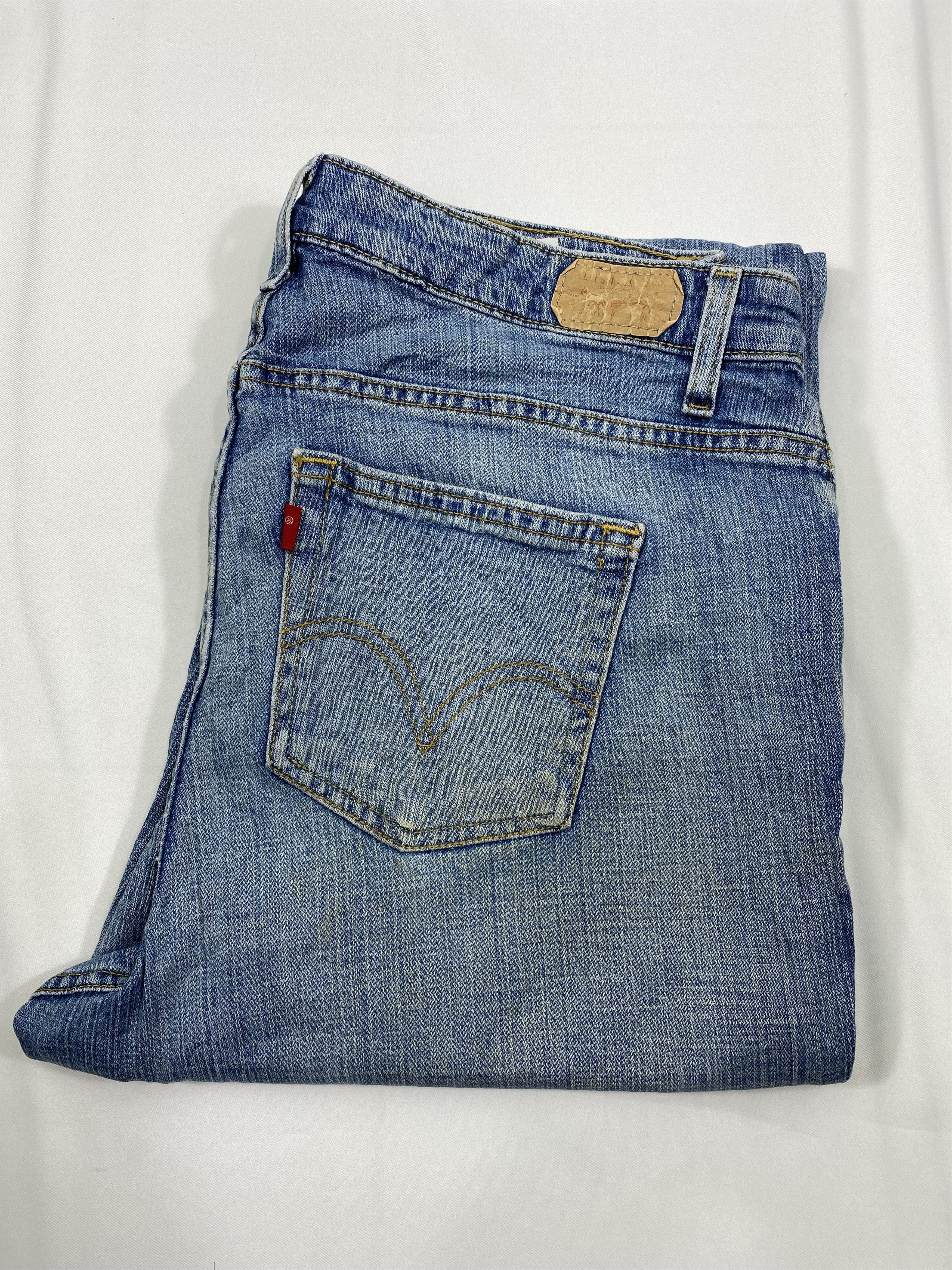Boot Cut Levis 580 Vintage Levi`s Jeans 580 Boot Cut Blue Denim