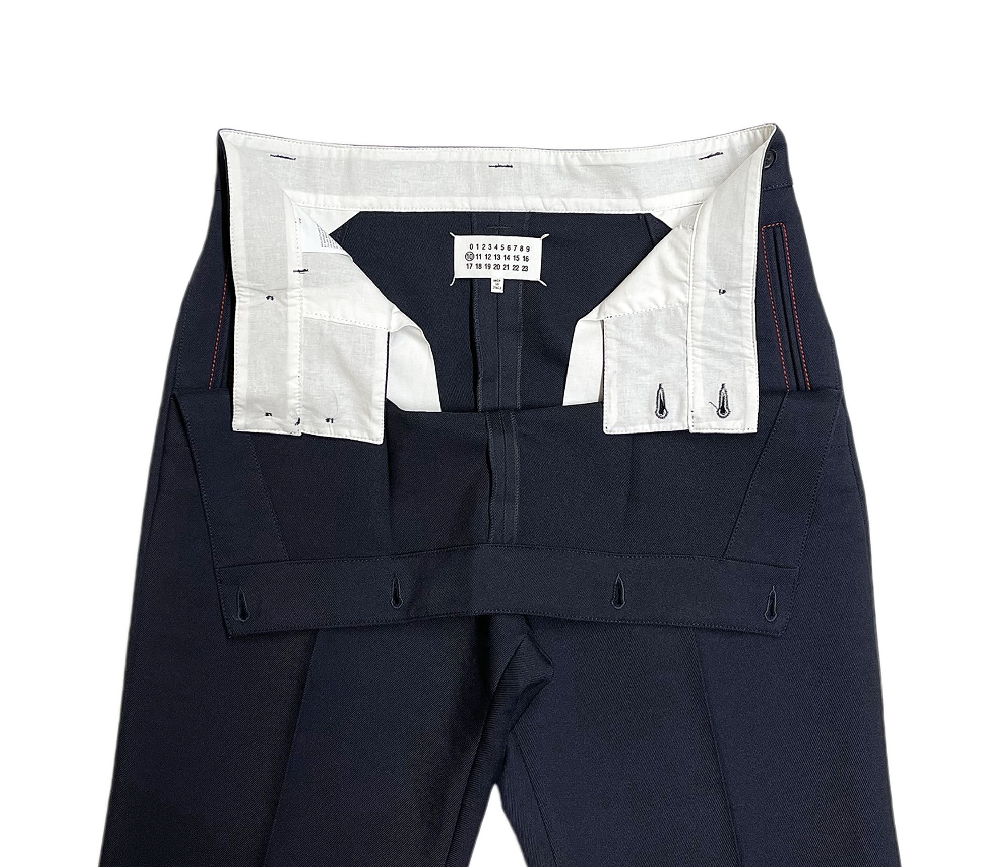 Maison Margiela New — AW20 Tailored Front Flap Trousers Size US 32 / EU 48 - 6 Thumbnail