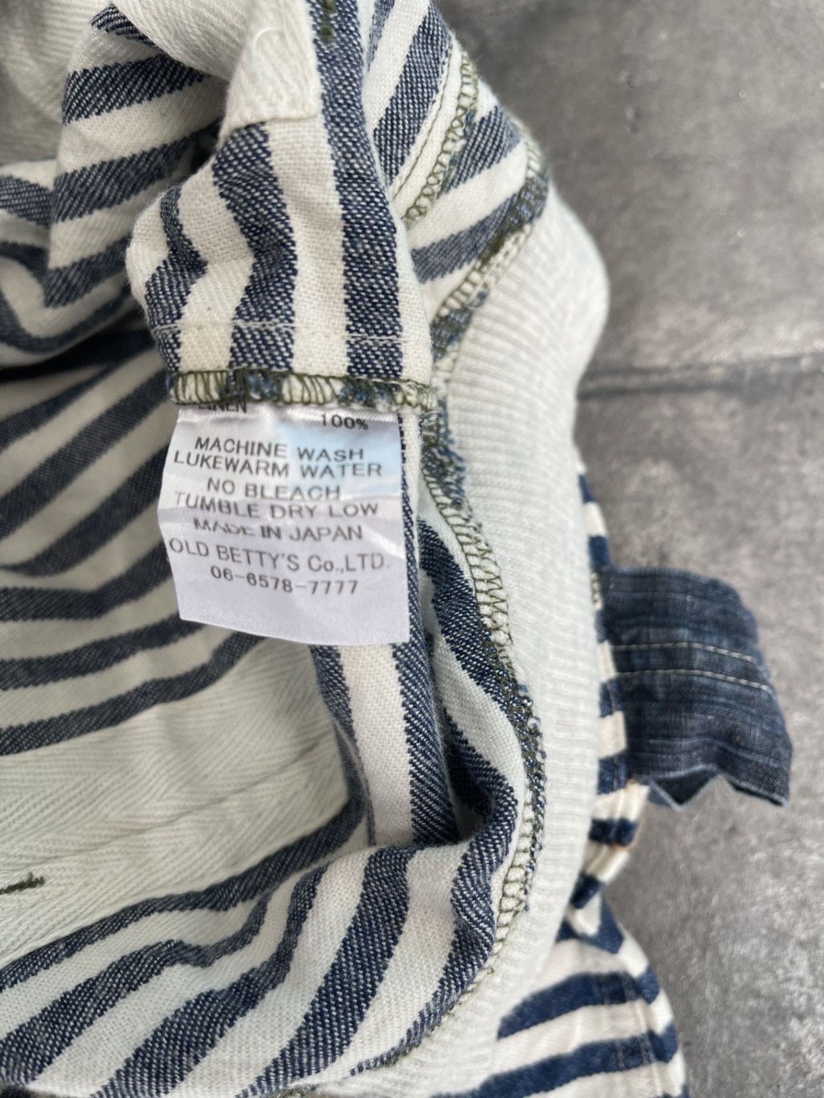 Japanese Brand JAPAN MADE Old Betty’s Striped 100% Linen Pant Size US 30 / EU 46 - 5 Thumbnail