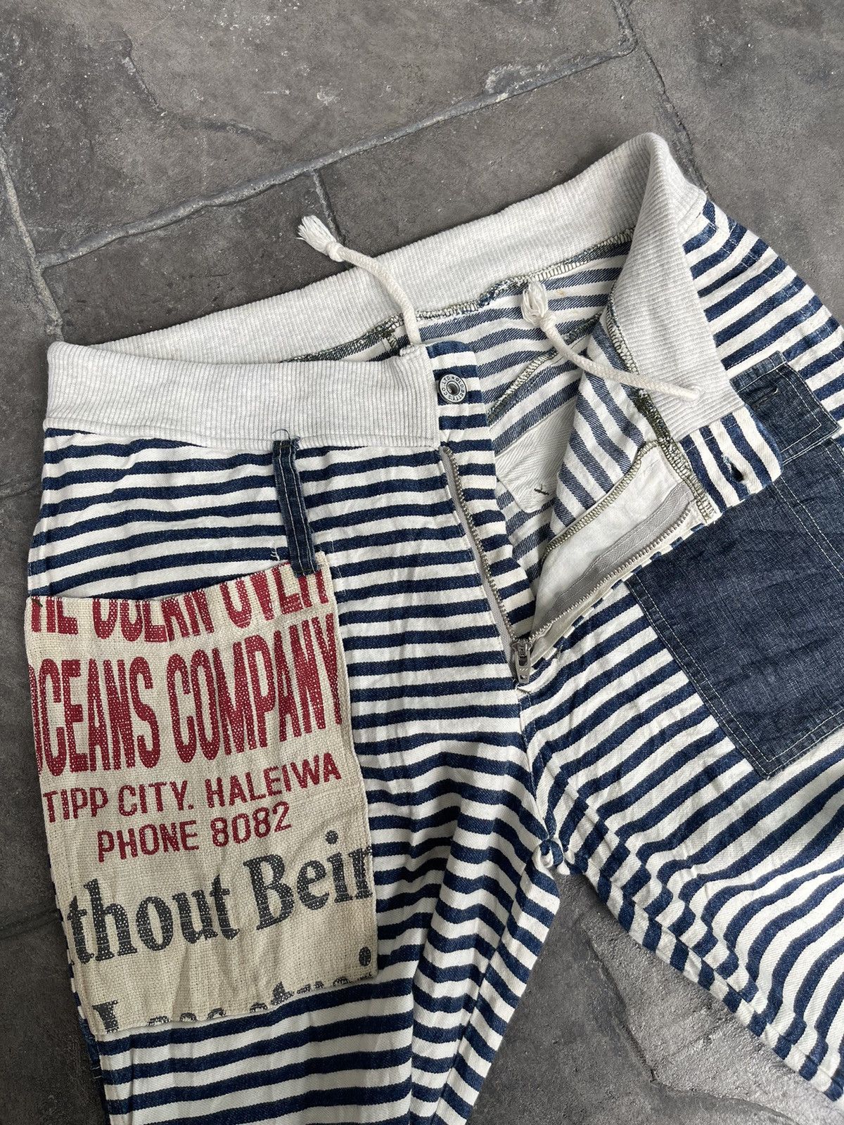 Japanese Brand JAPAN MADE Old Betty’s Striped 100% Linen Pant Size US 30 / EU 46 - 3 Thumbnail