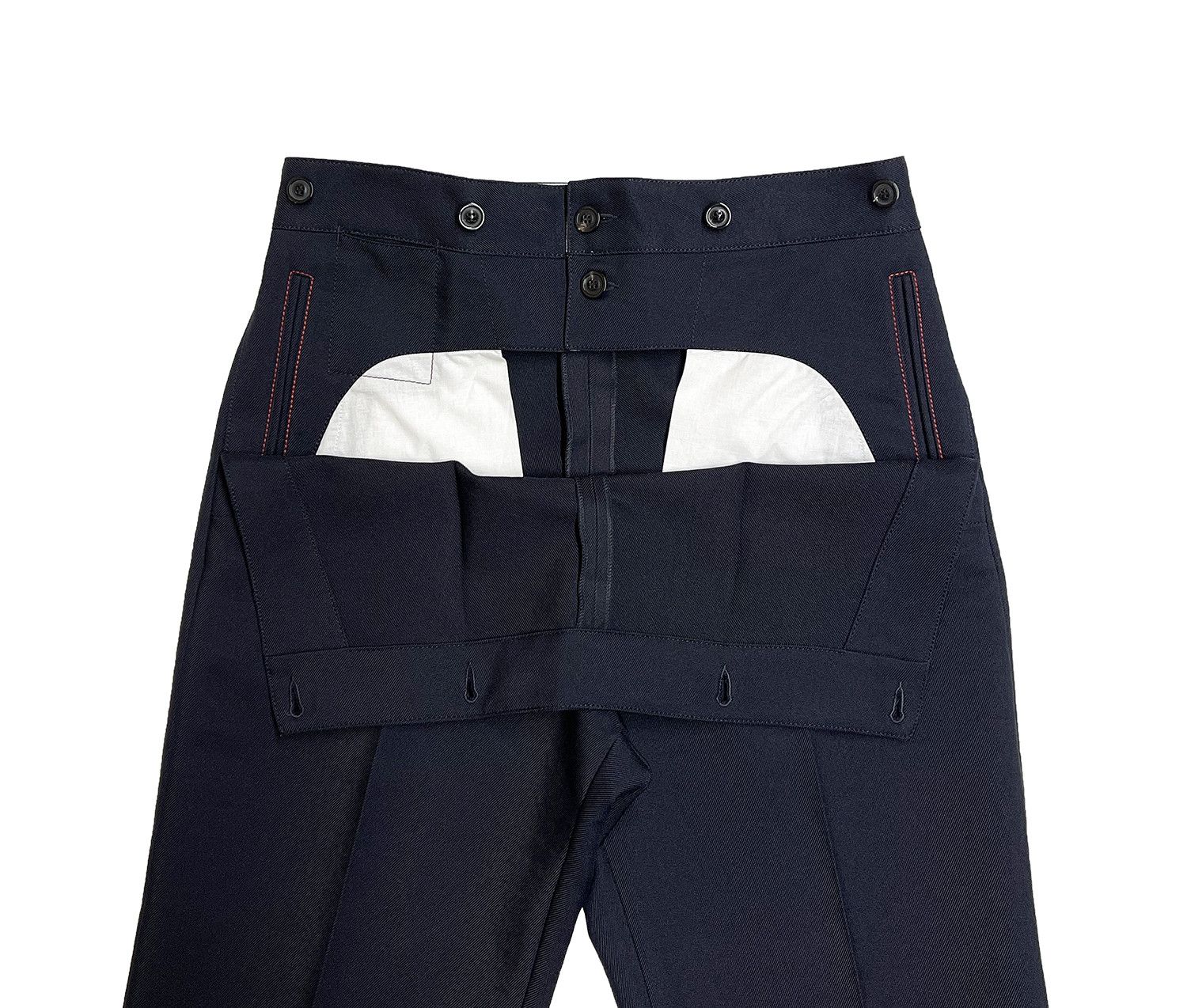 Maison Margiela New — SS20 Tailored Flap Front Trousers Size US 34 / EU 50 - 5 Thumbnail