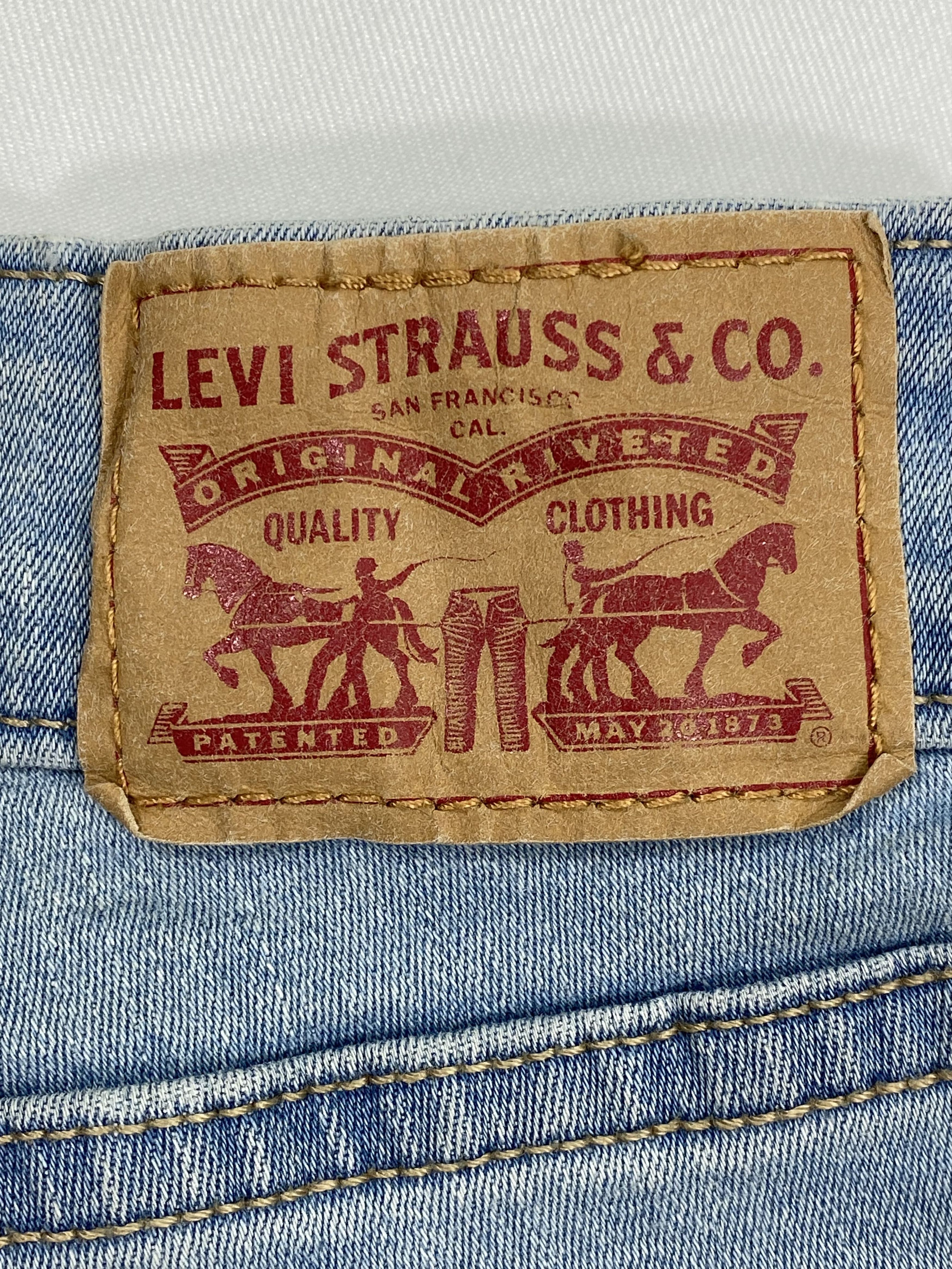 Vintage Levi`s Jeans 535 Super Skinny Blue Denim