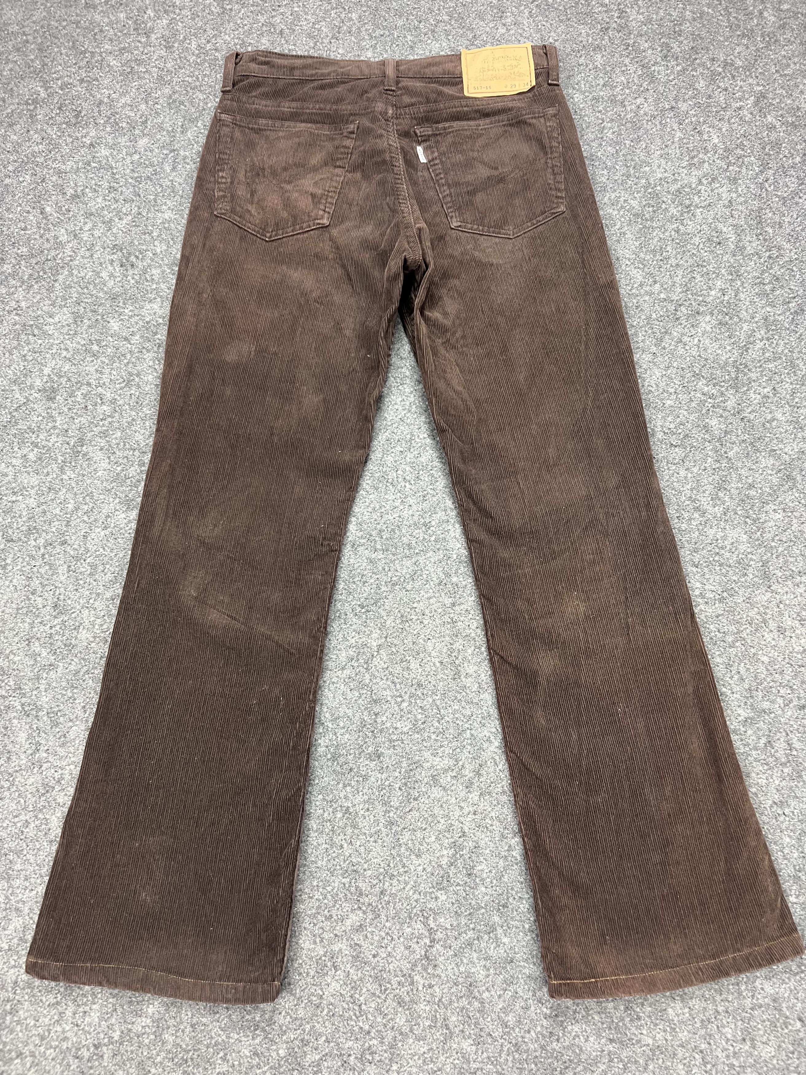 Levi's × Vintage Cordrouy LEVIS 517 Bootcut White Tab Size US 29 - 1 Thumbnail