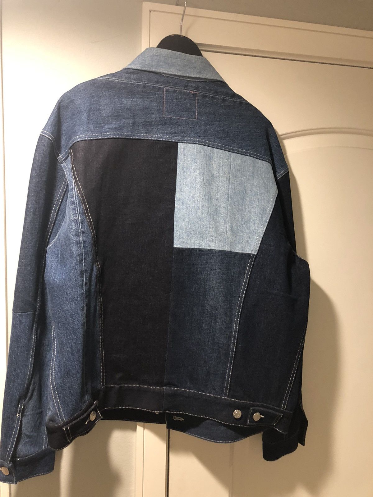 Acne Studios 2000 Recrafted Paneled Denim Jacket in Blue Size US M / EU 48-50 / 2 - 4 Thumbnail