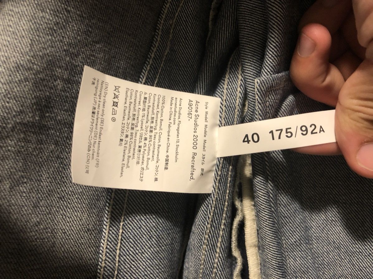 Acne Studios 2000 Recrafted Paneled Denim Jacket in Blue Size US M / EU 48-50 / 2 - 5 Thumbnail