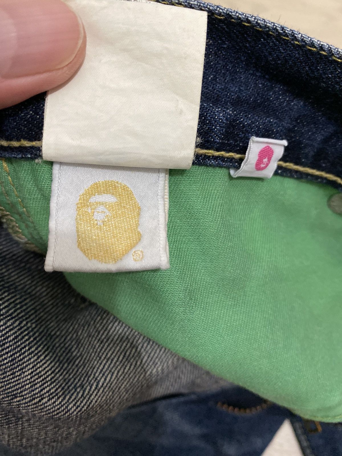 Bape Bapesta Denim Size 30" / US 8 / IT 44 - 9 Thumbnail