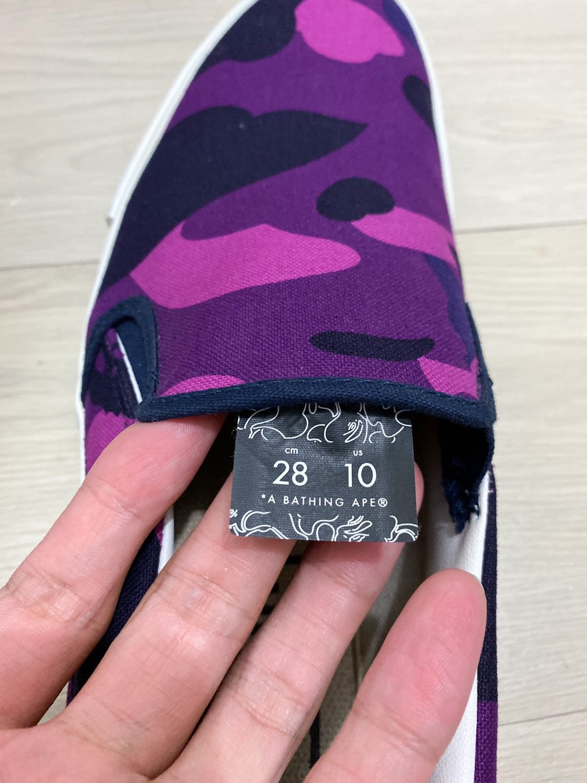 Bape Color Camo Slip On Size US 10 / EU 43 - 7 Thumbnail