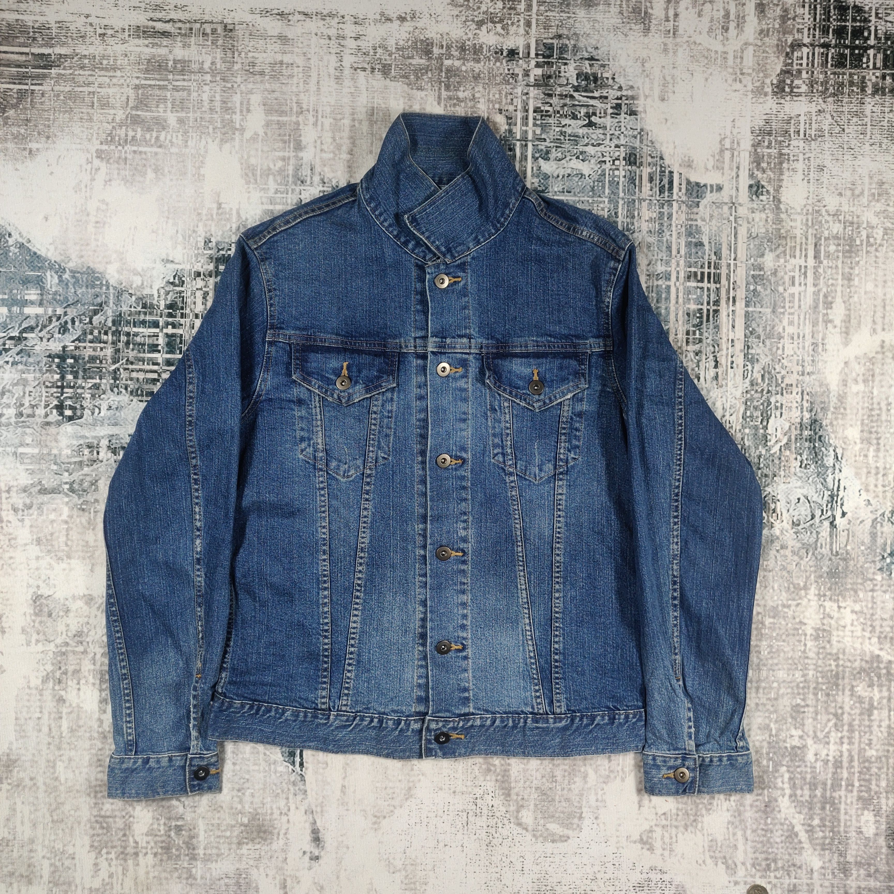 Uniqlo Uniqlo Denim Trucker Jacket Blue Wash Size US L / EU 52-54 / 3 - 1 Thumbnail