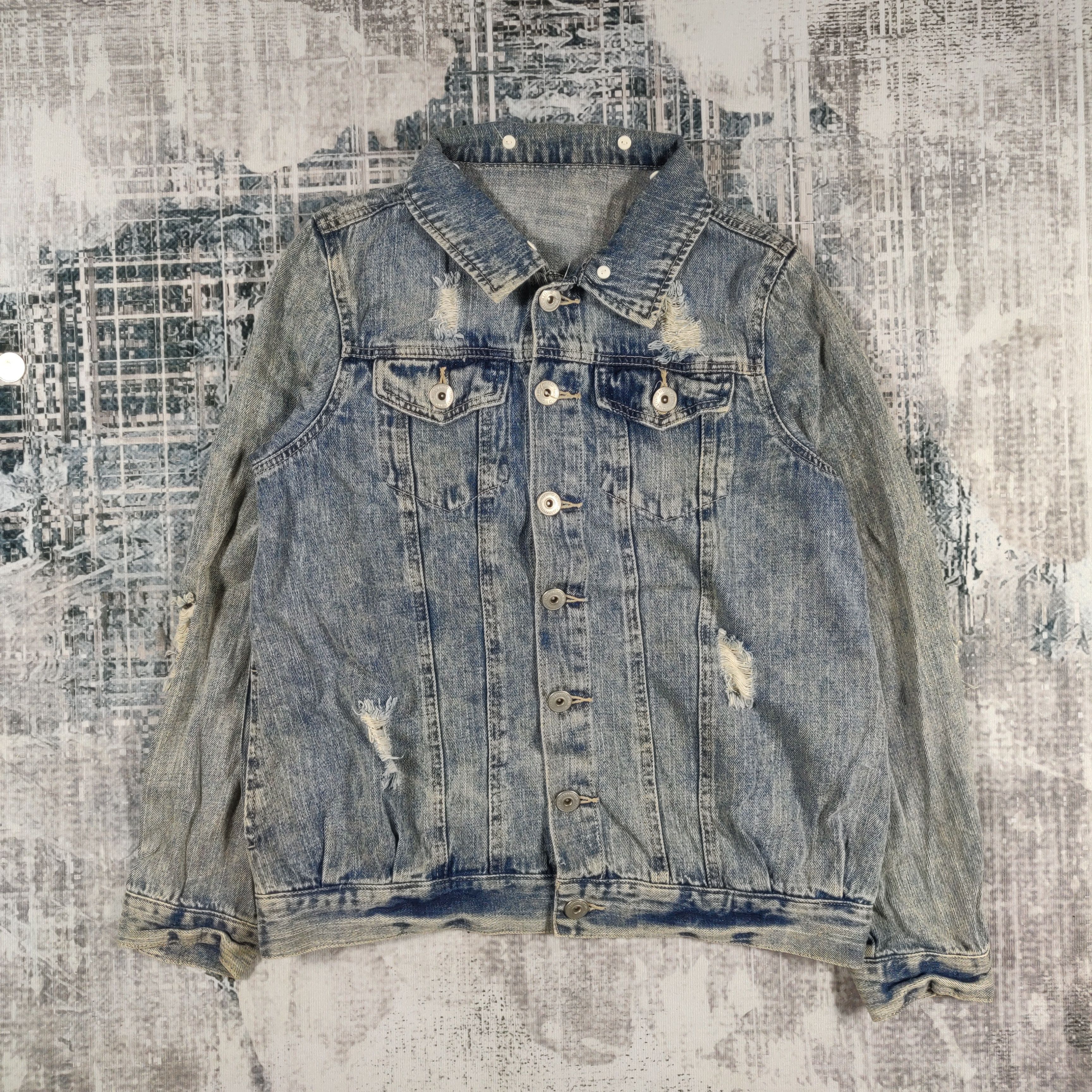 Browny Standard Denim Trucker Jacket Blue