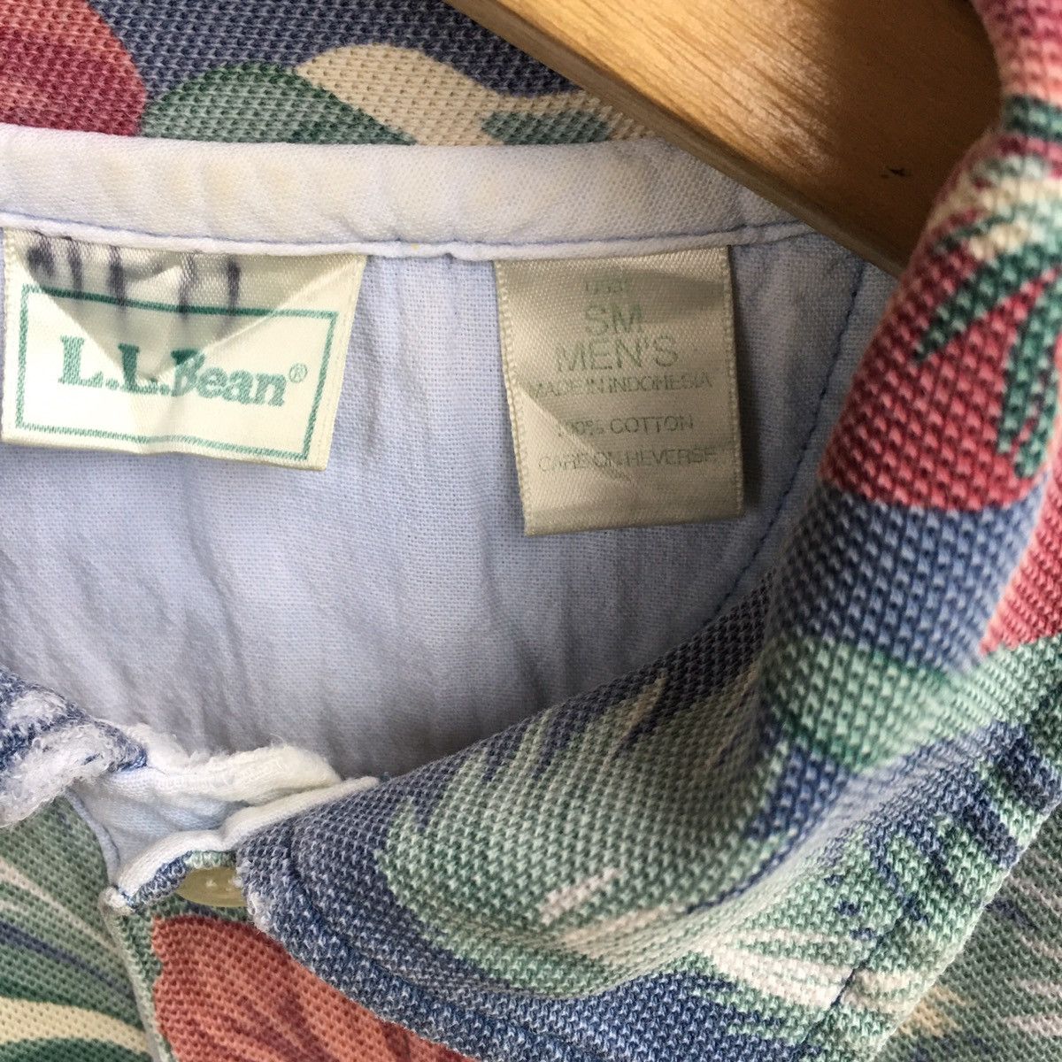 L.L. Bean Thrashed Faded Vintage LL Bean polo shirt ERD GRUNGE Size US M / EU 48-50 / 2 - 4 Thumbnail