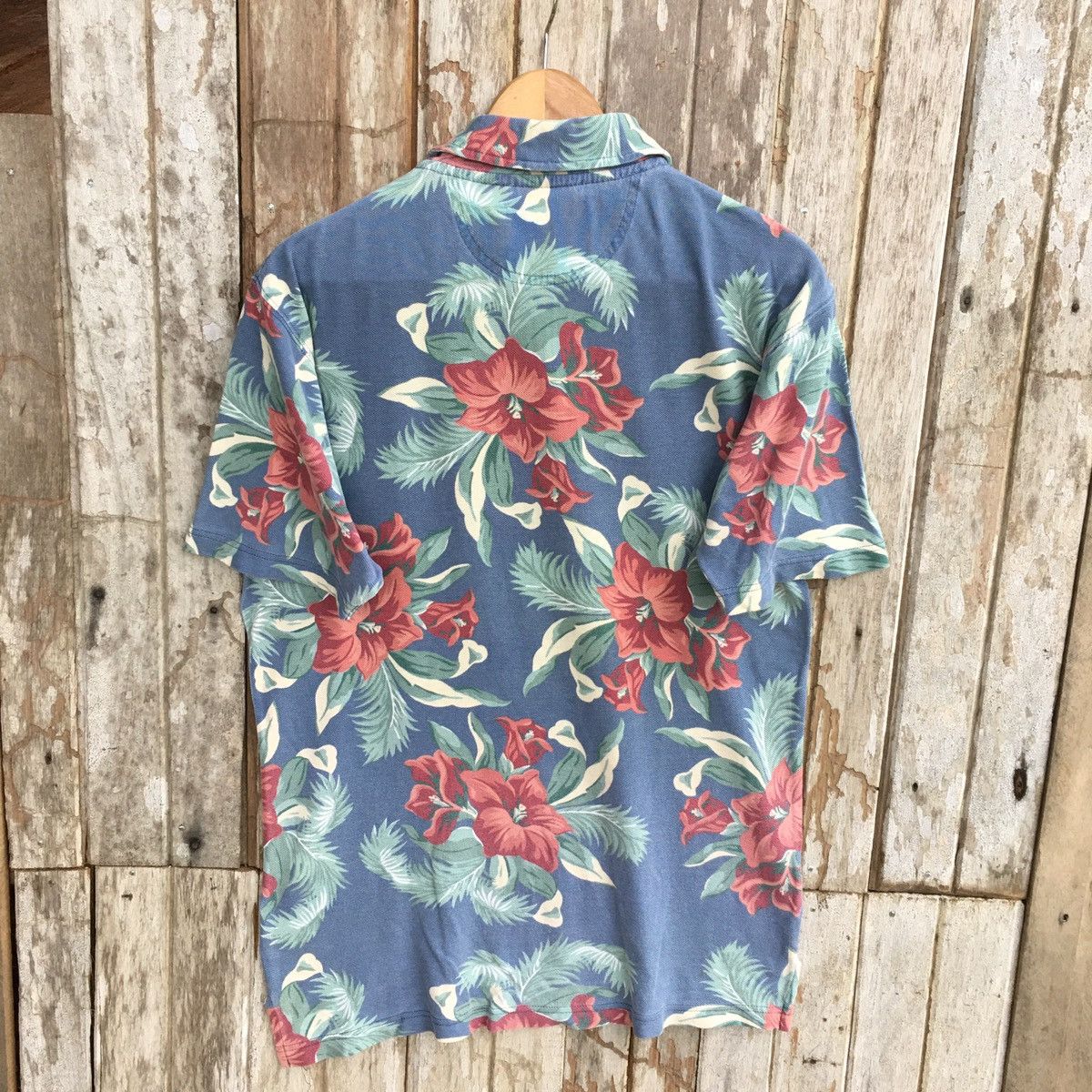 L.L. Bean Thrashed Faded Vintage LL Bean polo shirt ERD GRUNGE Size US M / EU 48-50 / 2 - 2 Thumbnail