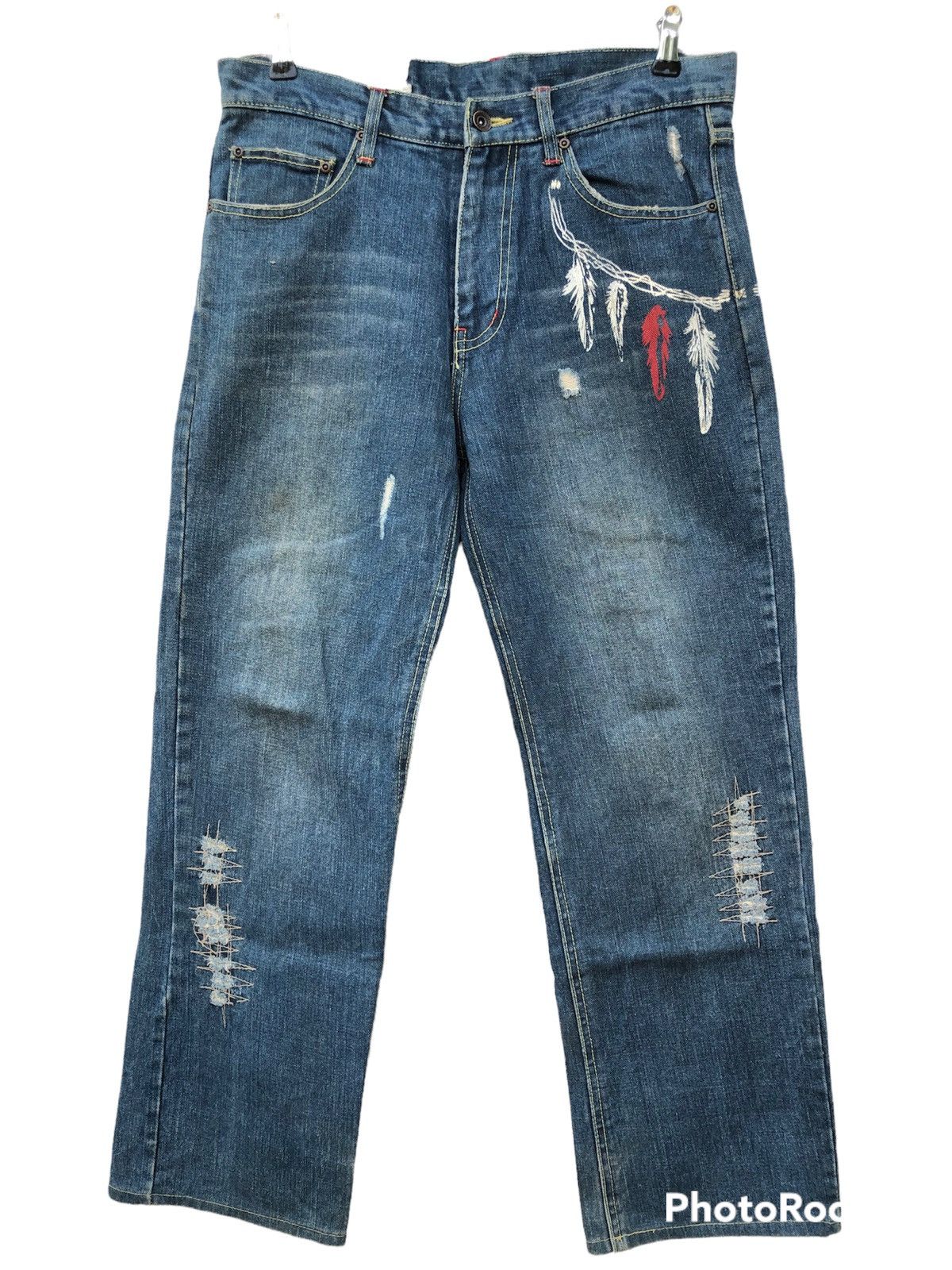 Jean Jeans Antfui Destress Redskin Size US 32 / EU 48 - 1 Thumbnail