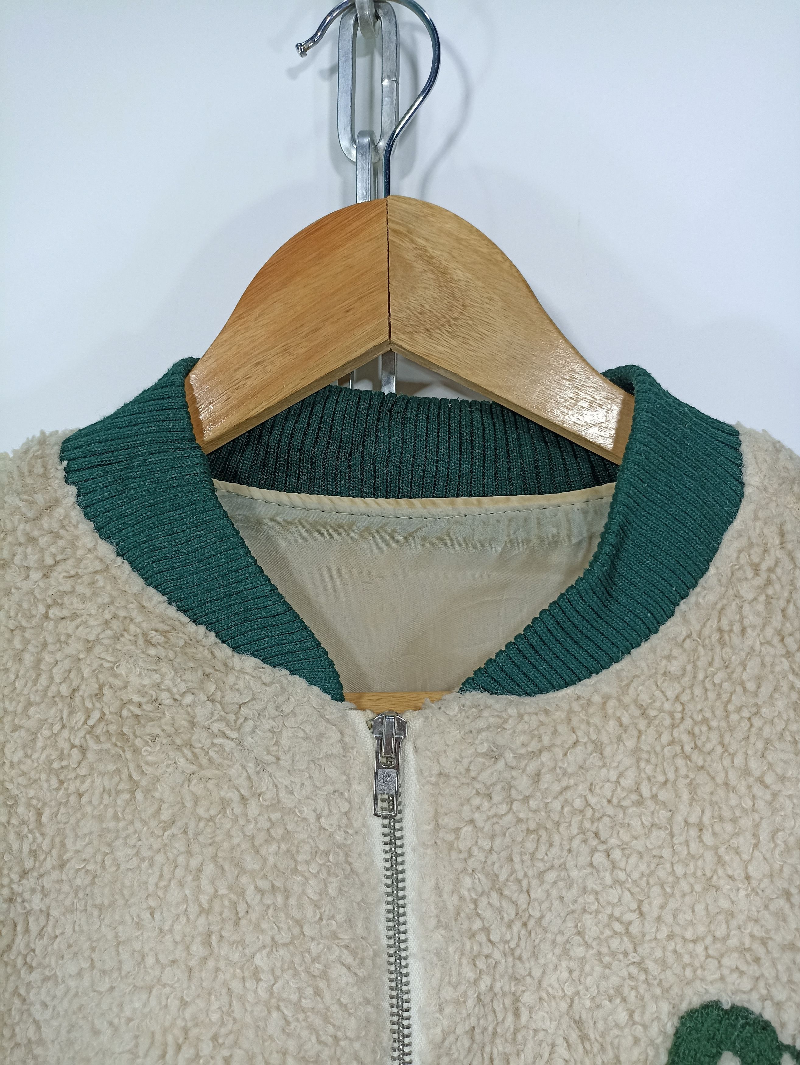 Japanese Brand × Vintage Node Baggy Sherpa Bomber jacket Size US L / EU 52-54 / 3 - 4 Thumbnail