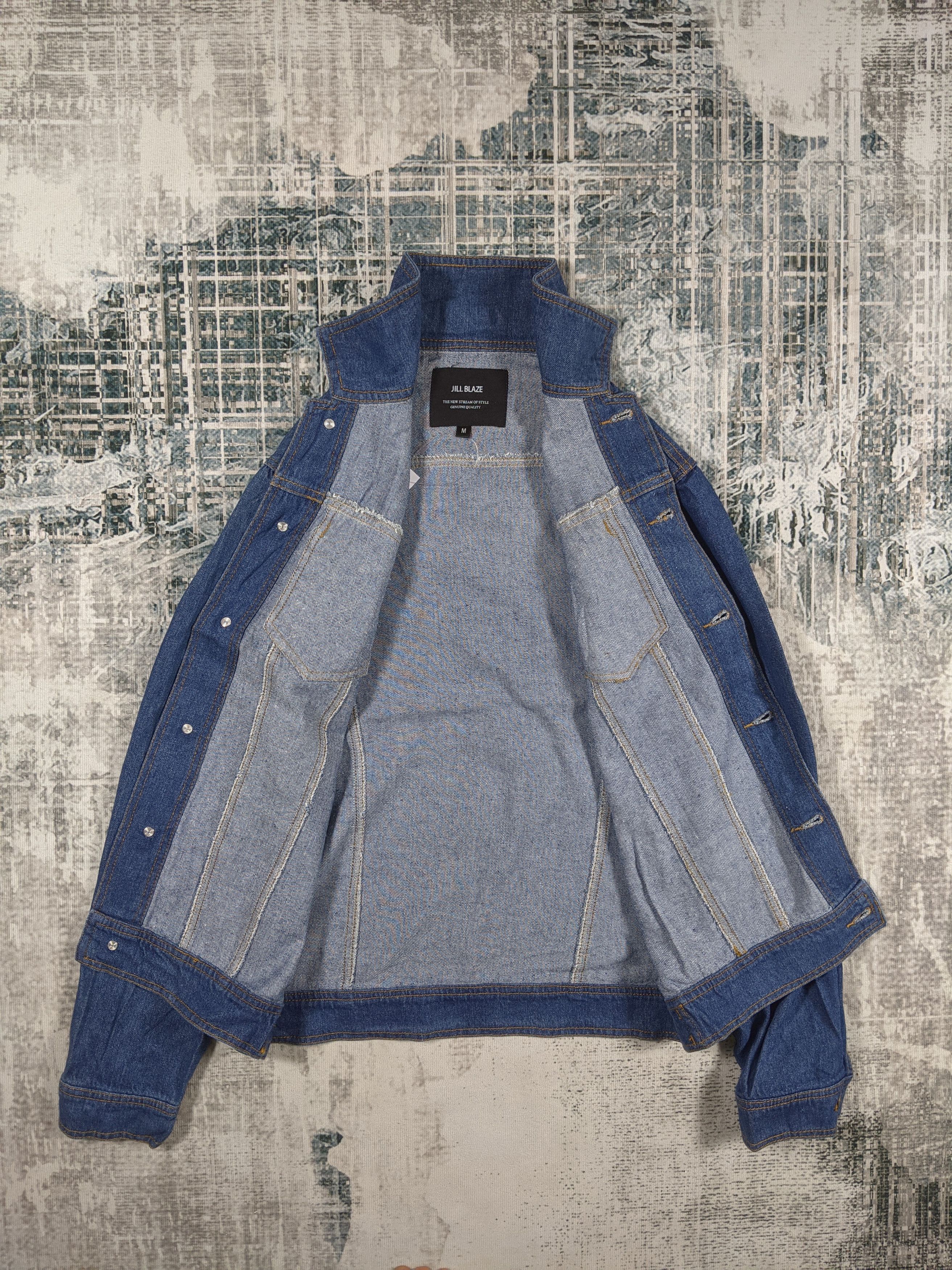 Japanese Brand × Vintage Jill Blaze Denim Trucker Jacket Blue Wash Size US M / EU 48-50 / 2 - 3 Thumbnail