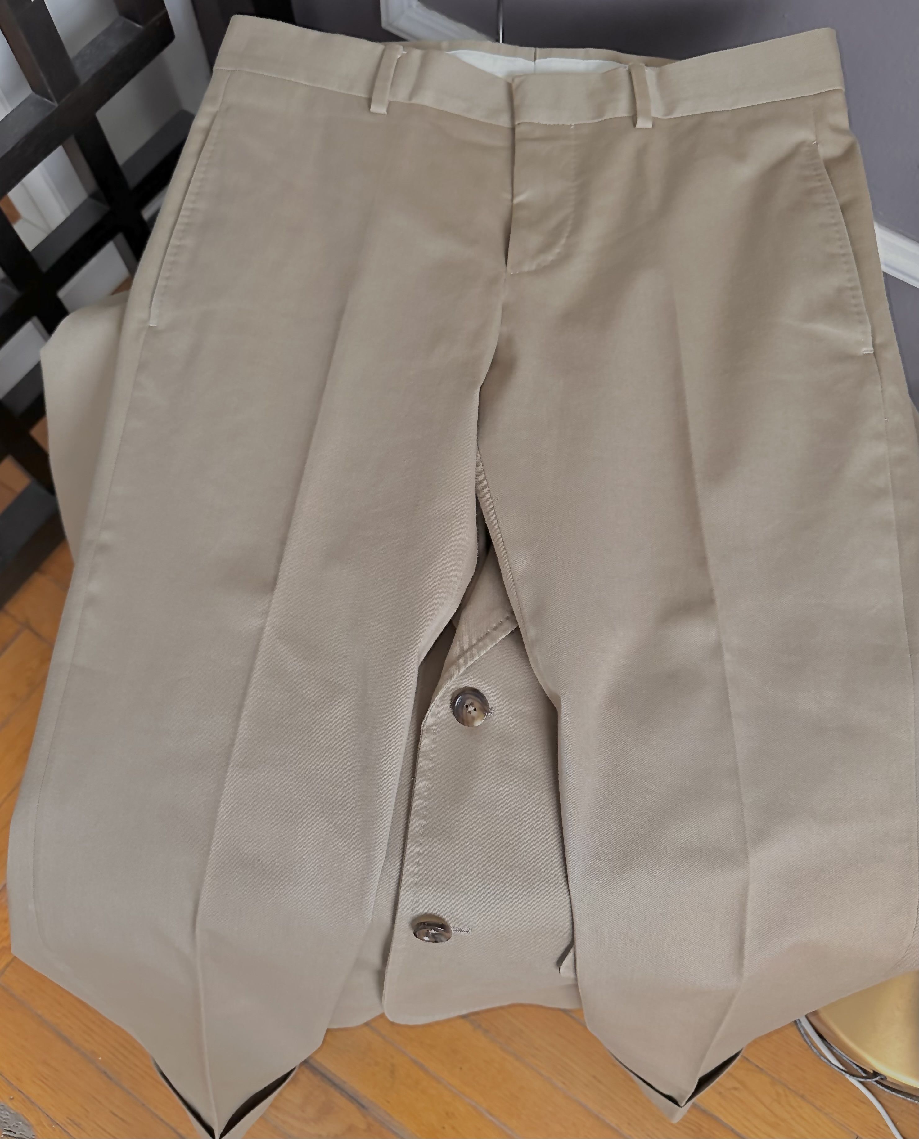 Gucci Gucci khaki cotton slim suit Size 44R - 19 Thumbnail