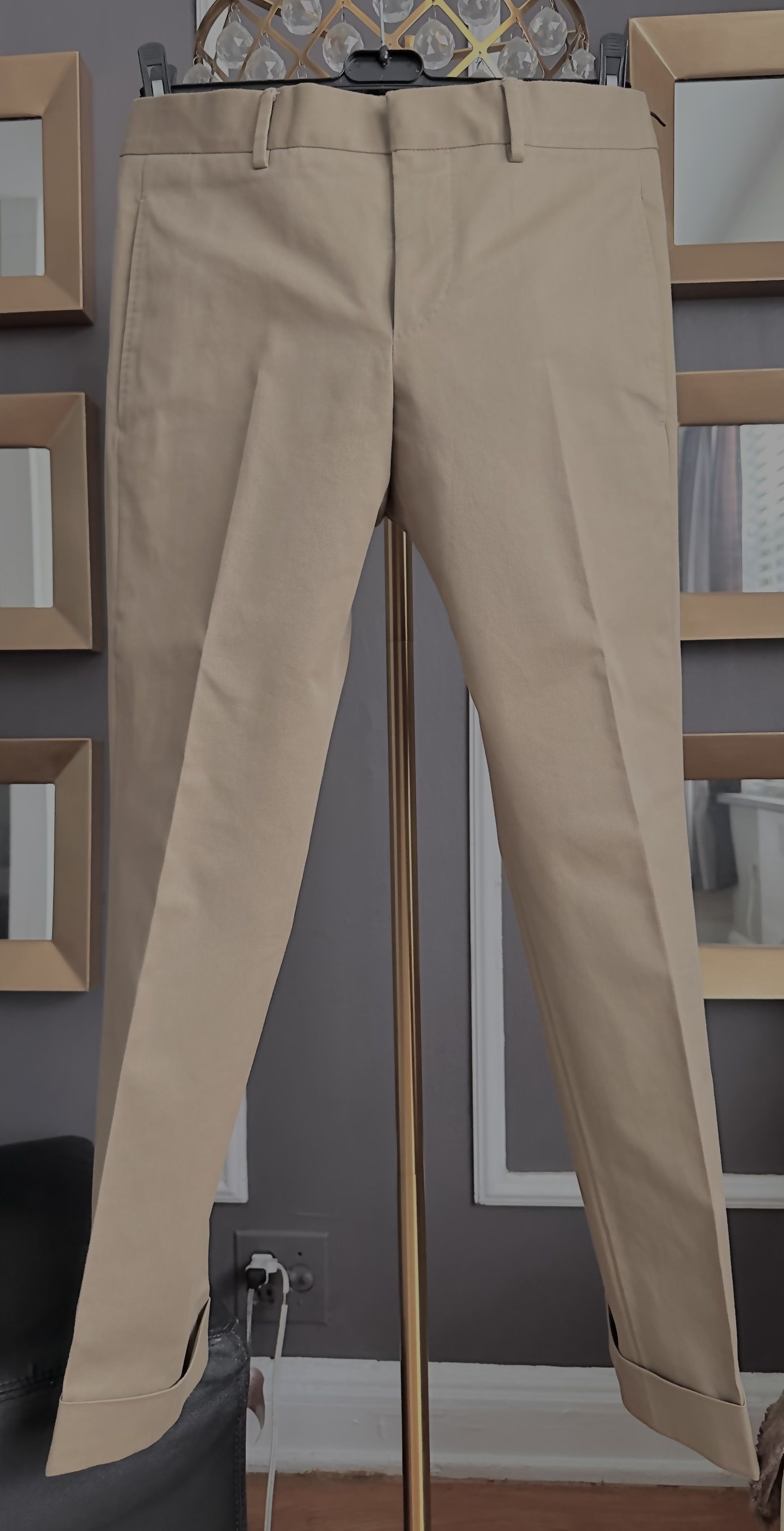 Gucci Gucci khaki cotton slim suit Size 44R - 13 Thumbnail