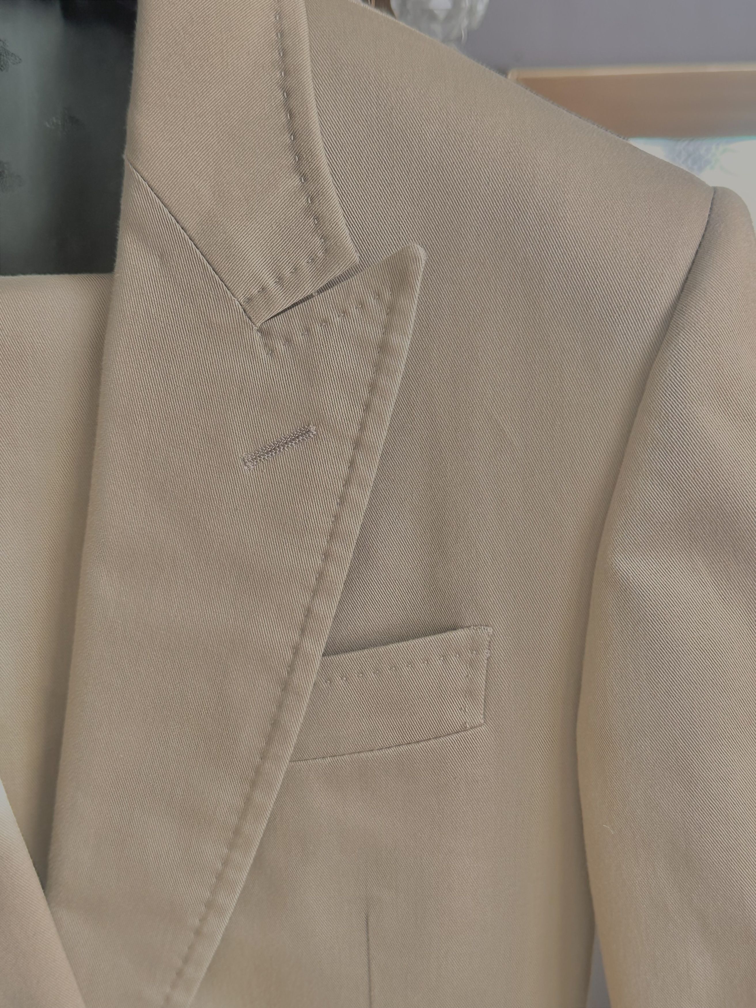 Gucci Gucci khaki cotton slim suit Size 44R - 8 Thumbnail