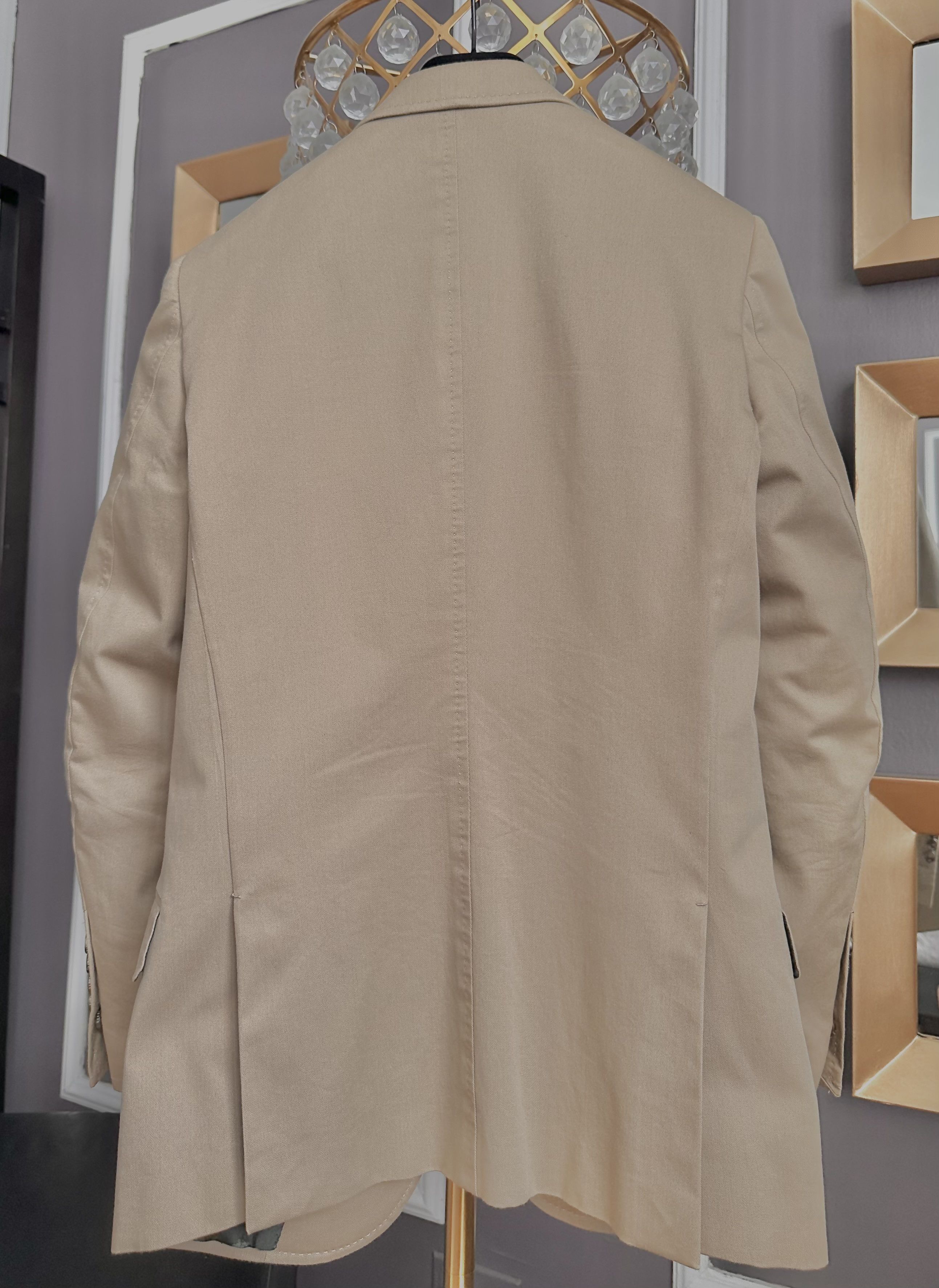 Gucci Gucci khaki cotton slim suit Size 44R - 9 Thumbnail