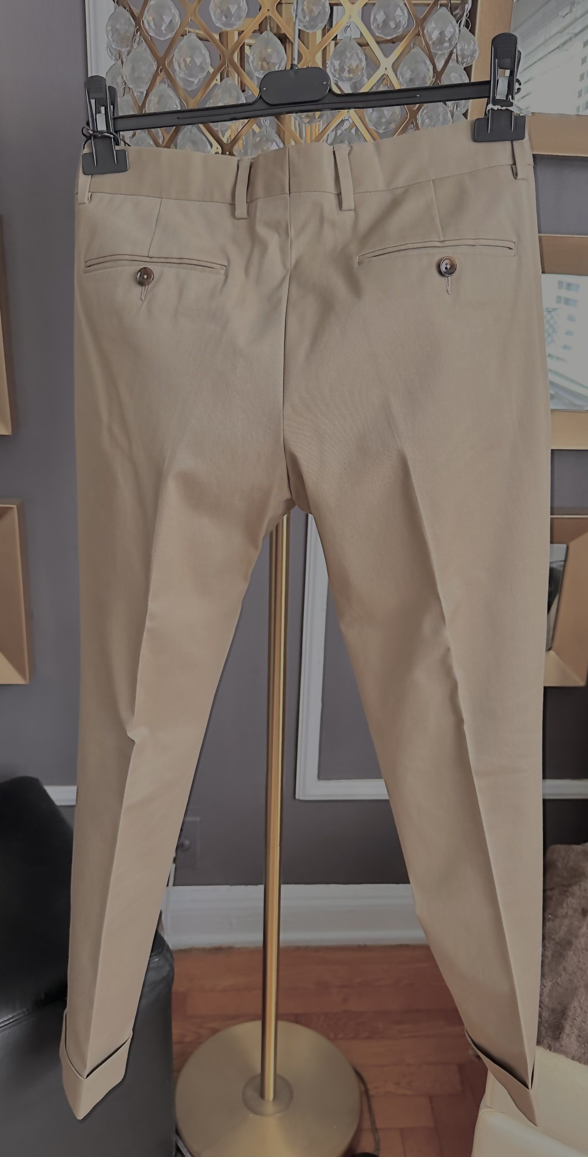 Gucci Gucci khaki cotton slim suit Size 44R - 16 Thumbnail