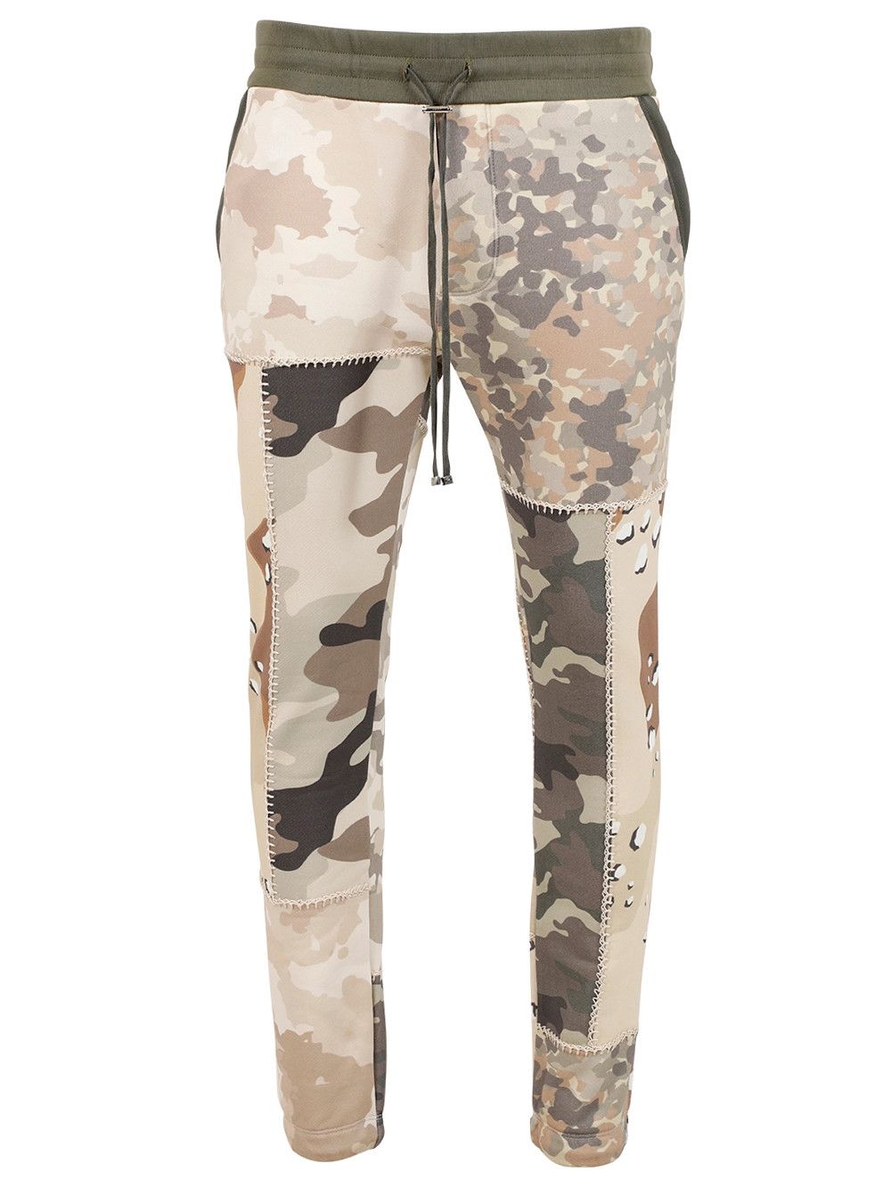 image of Amiri Patchwork Camo Sweatpant In Camo, Men's (Size 32)