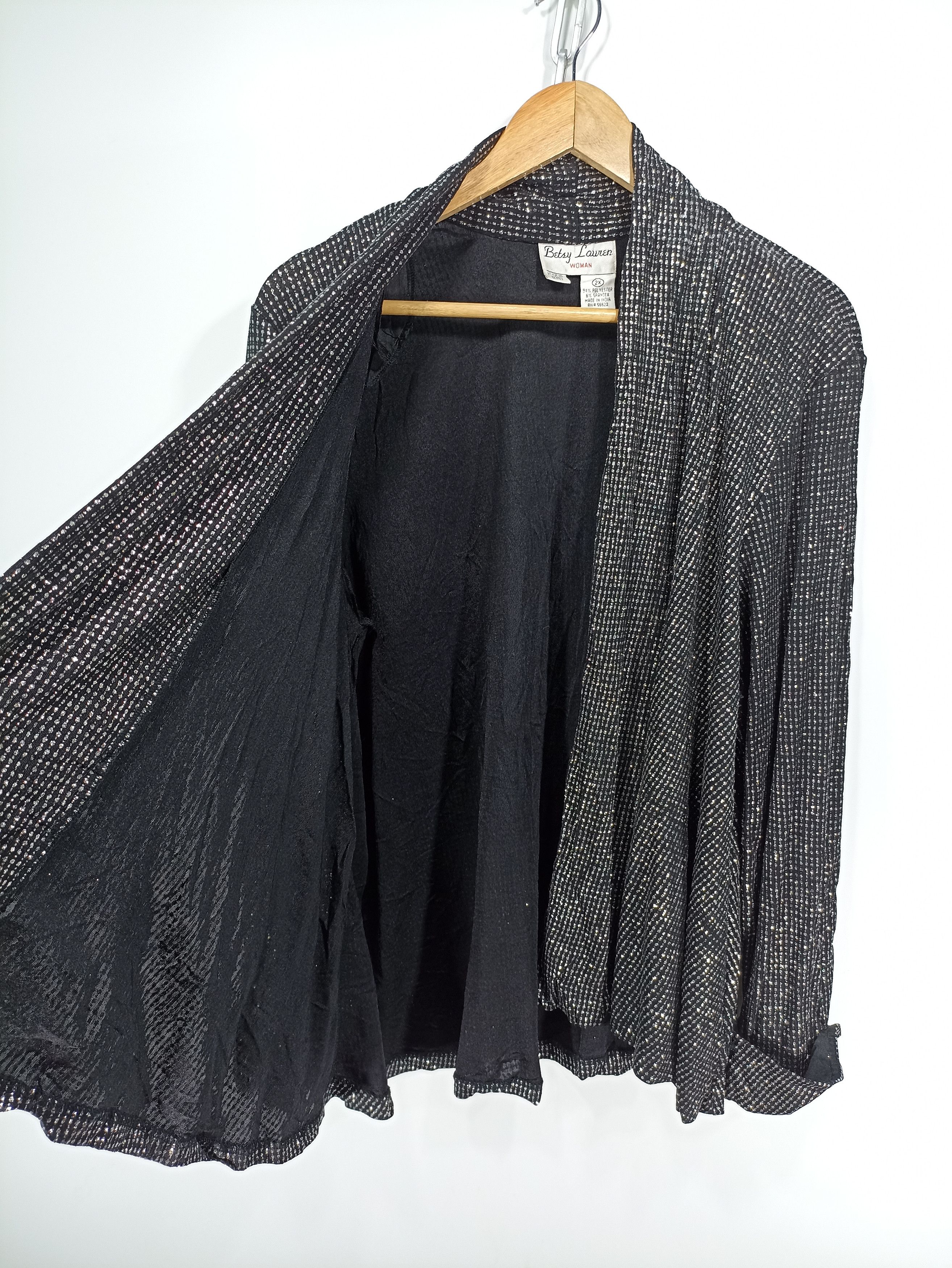 Designer × Vintage Vintage Betey Lawen Blink2 Cardigan Jacket Size XL / US 12-14 / IT 48-50 - 2 Thumbnail