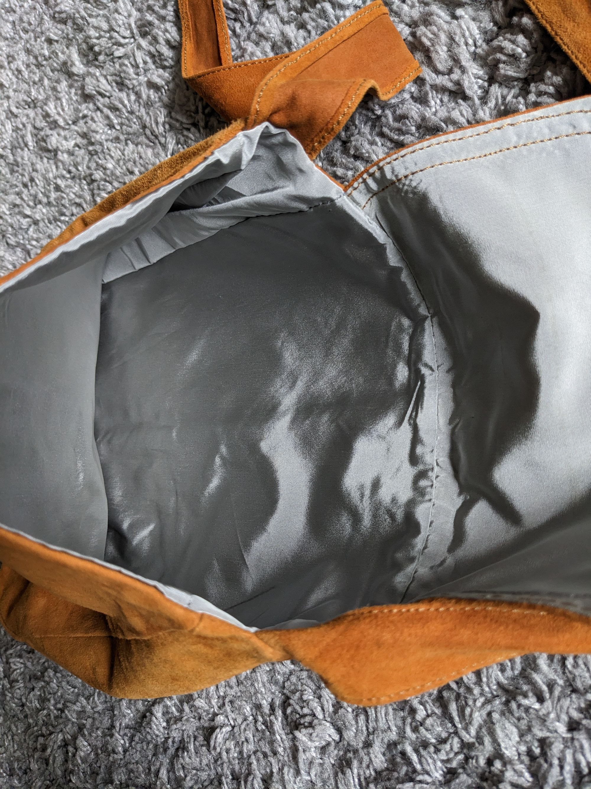 Designer Suede Leather Shoulder Pouch Bag from Hugo Boss Suede Size ONE SIZE - 4 Thumbnail