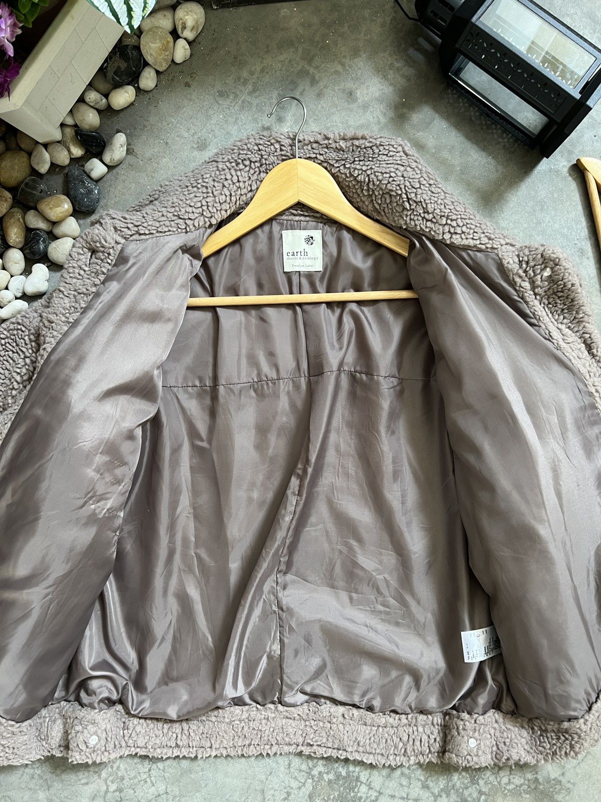 Japanese Brand × Vintage VTG 🏴‍☠️ HK Works London Deep Pile Sherpa Quilted Bomber Jacket Size US M / EU 48-50 / 2 - 12 Thumbnail