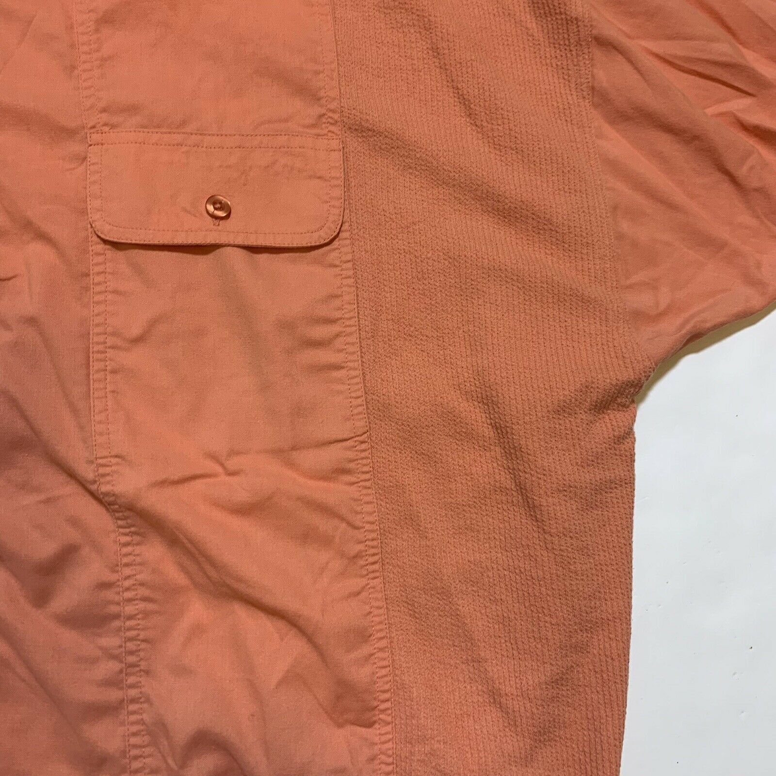 Other × Vintage Vintage King Size Men's Miami Grandpa Orange Polo Shirt Size US XXL / EU 58 / 5 - 3 Thumbnail