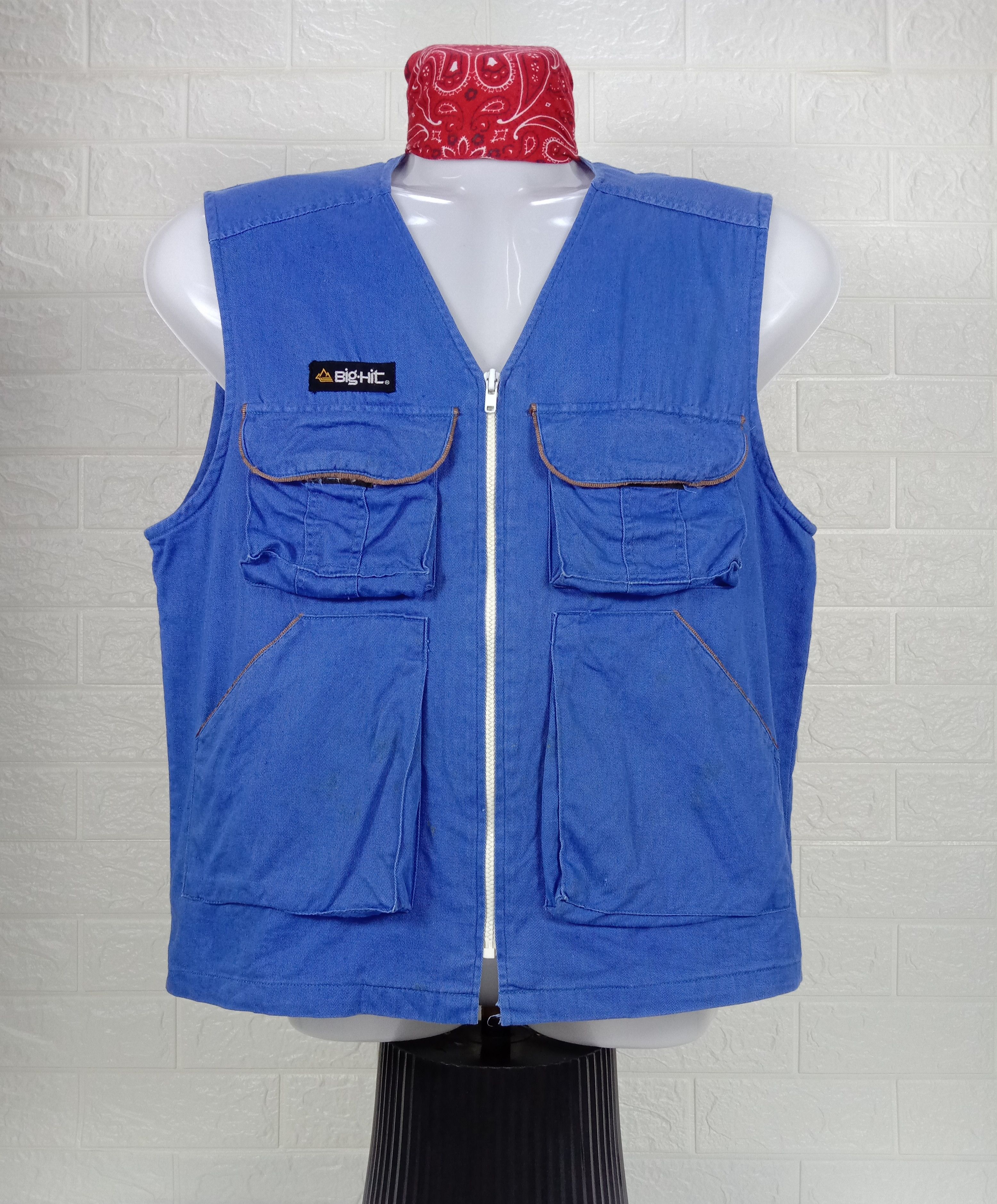 Big-Hit by sasaki multi pocket jacket Sasaki vest