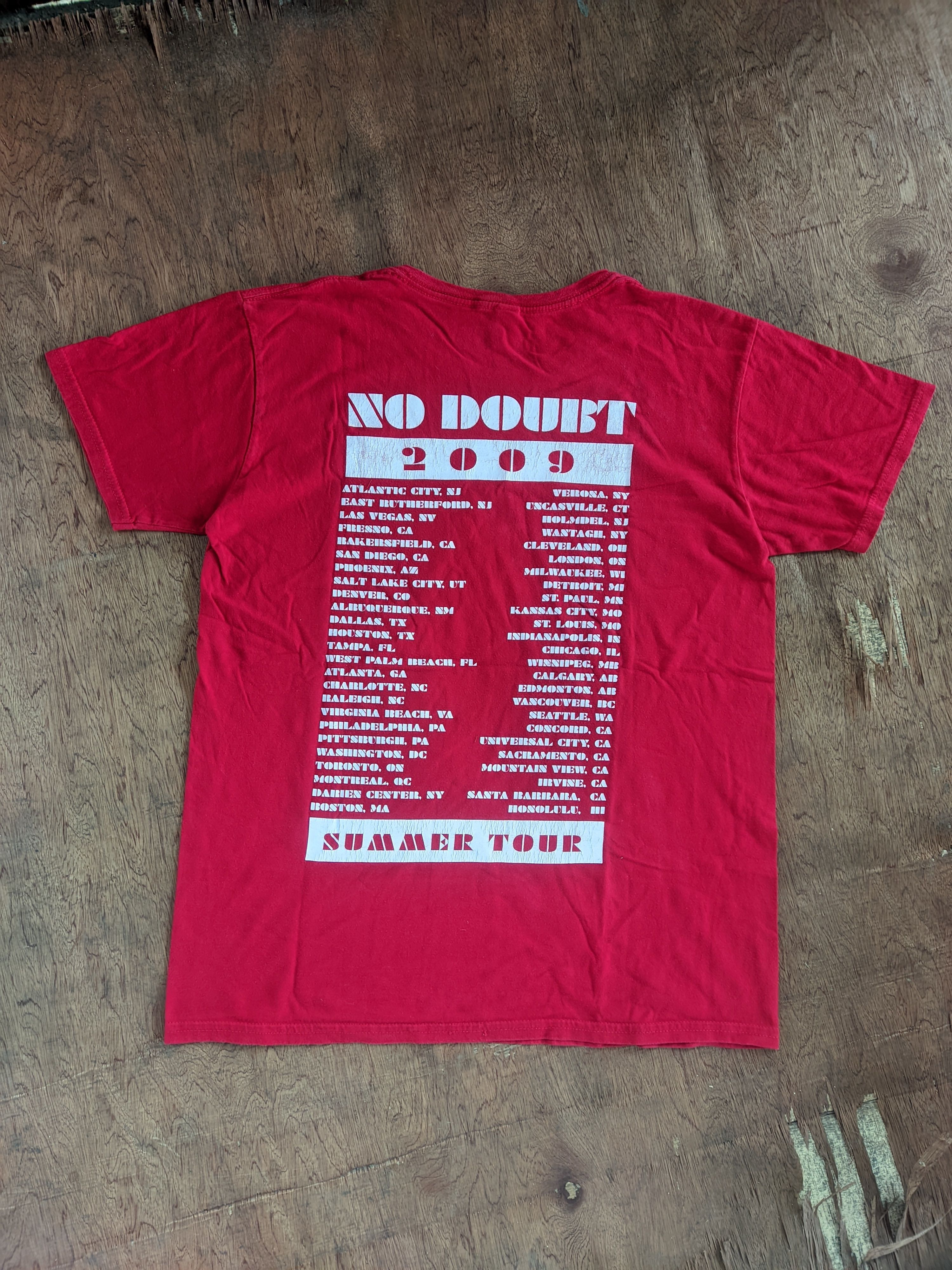 Gildan Vintage Y2k Band NO DOUBT SUMMER TOUR 2009 Size US M / EU 48-50 / 2 - 2 Thumbnail