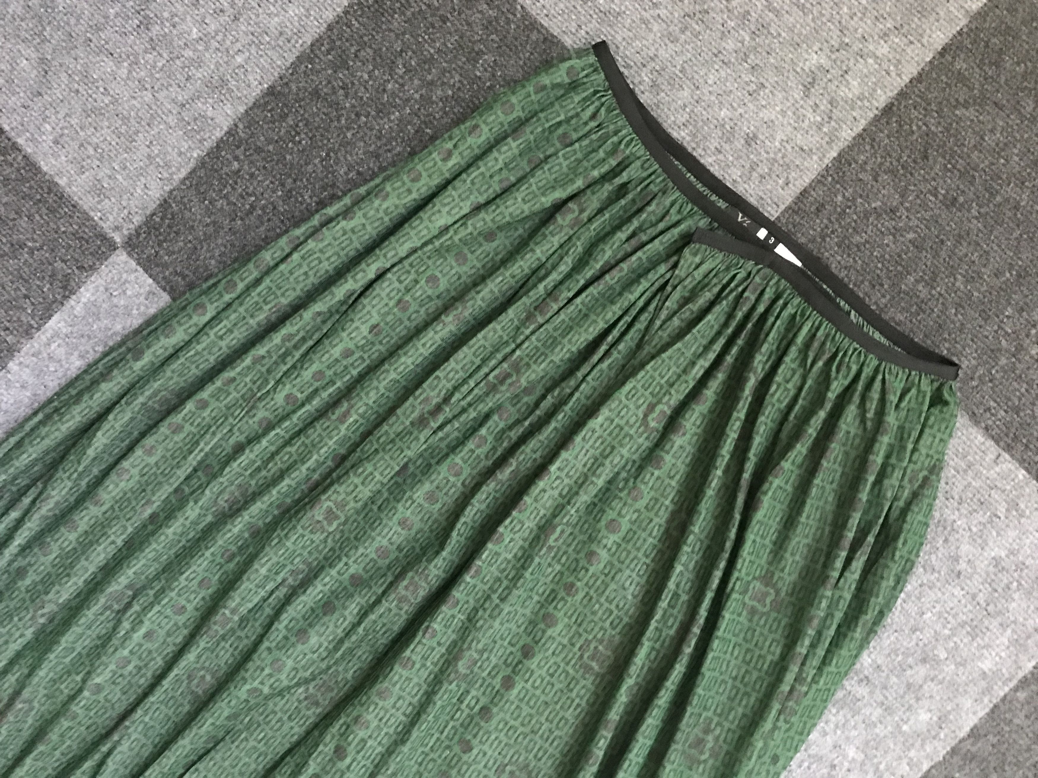 Yohji Yamamoto YOHJI YAMAMOTO Archival Full Print Skirt Size 24" / US 00 / IT 34 - 2 Thumbnail