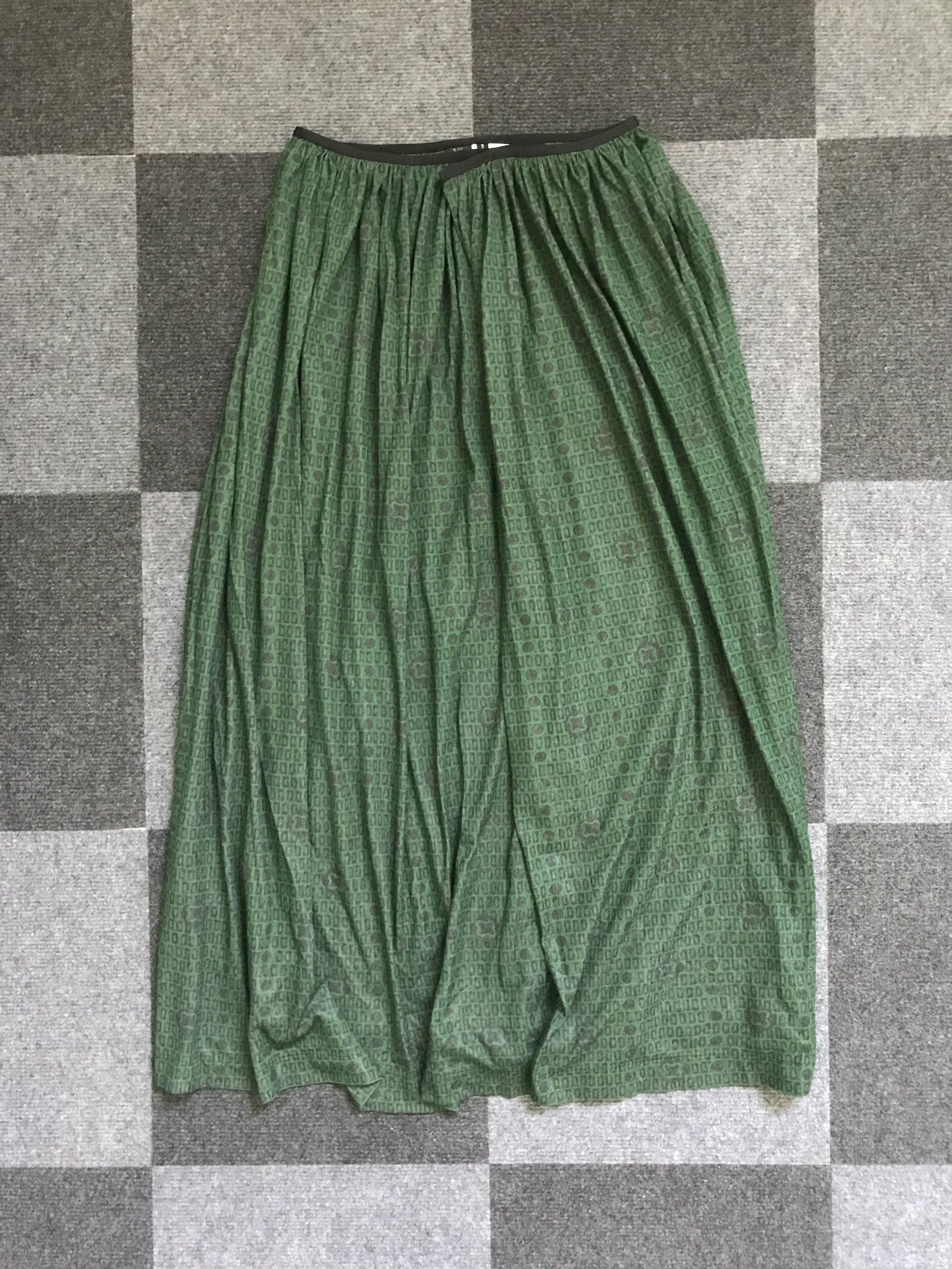 Yohji Yamamoto YOHJI YAMAMOTO Archival Full Print Skirt Size 24" / US 00 / IT 34 - 1 Thumbnail