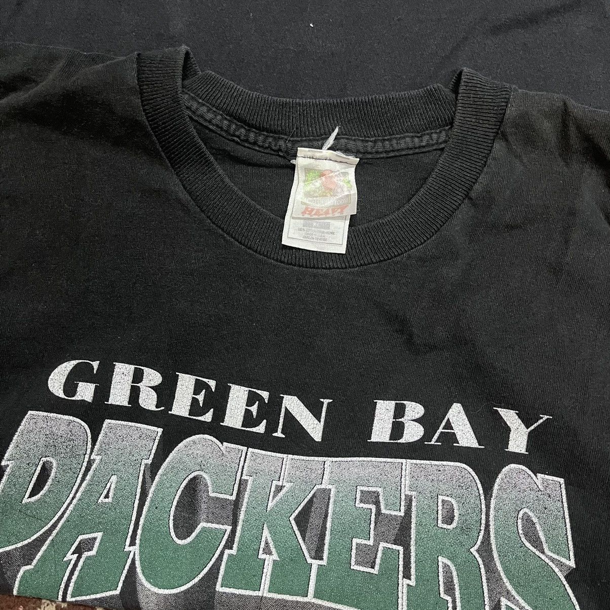 Fruit Of The Loom Vintage 1997 Tazmania Green Bay Packers TShirt Single Stitch Size US XL / EU 56 / 4 - 2 Thumbnail