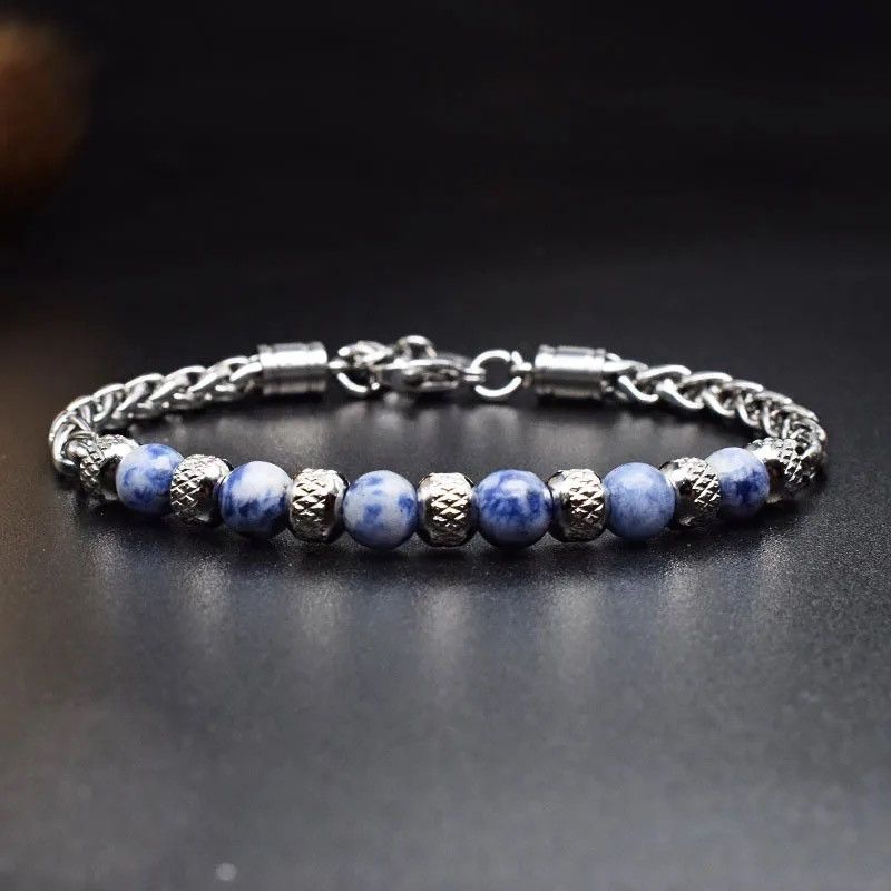 Jewelry Adjustable Unique Natural Tiger Eye Stone Beaded Bracelet Size ONE SIZE - 4 Thumbnail
