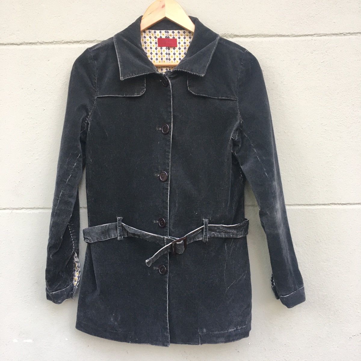 Japanese Brand Sun Faded Japanese IORI Corduroy Women Parka Size ONE SIZE - 1 Thumbnail
