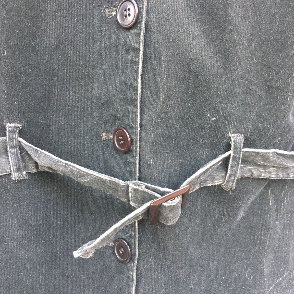 Japanese Brand Sun Faded Japanese IORI Corduroy Women Parka Size ONE SIZE - 3 Thumbnail