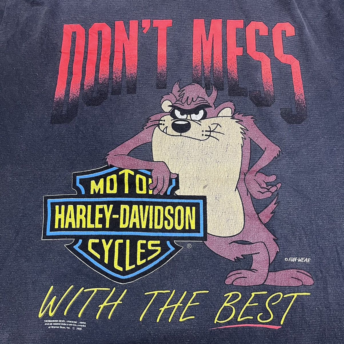 Harley Davidson Vintage 1992 Harley Davidson X Tazmania Copyright 1992 Size US L / EU 52-54 / 3 - 2 Thumbnail