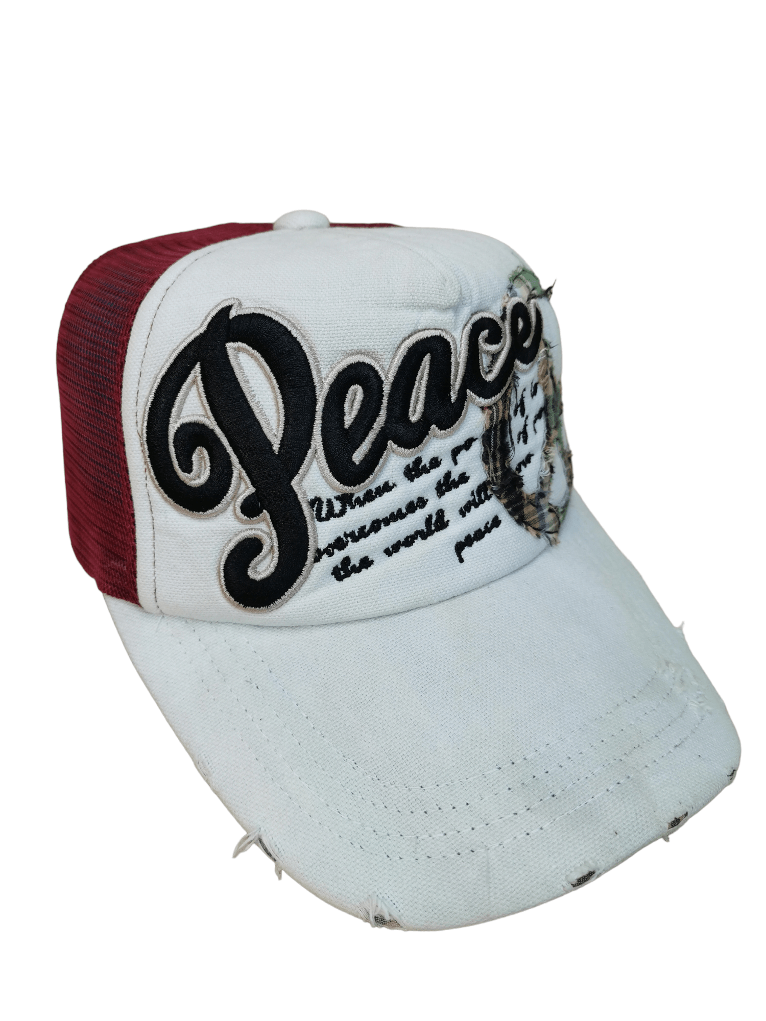 peaceminusone 🔥4 MONTHS SALE🔥 JAPANESE DESIGNER PEACE TRUCKER HAT CAP Size ONE SIZE - 3 Thumbnail