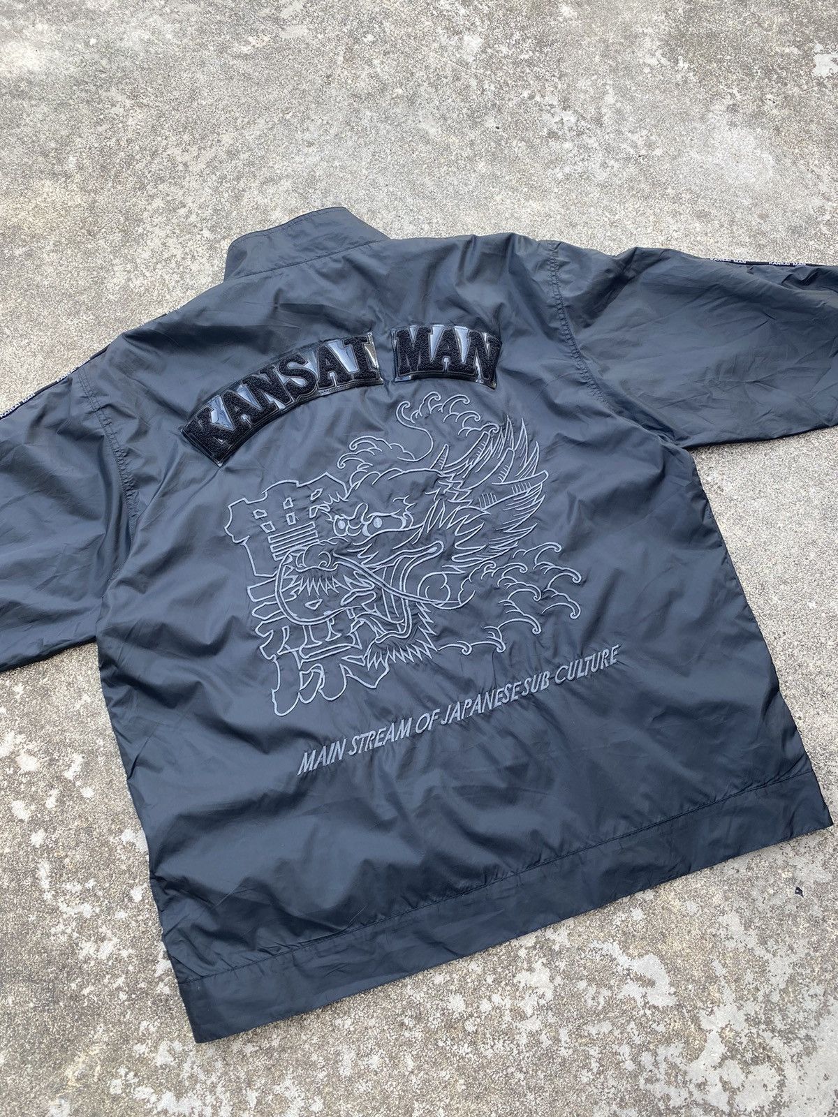 Kansai Yamamoto Kansai Man Jacket – Embroidered Dragon, Japanese Subculture Size US L / EU 52-54 / 3 - 4 Thumbnail