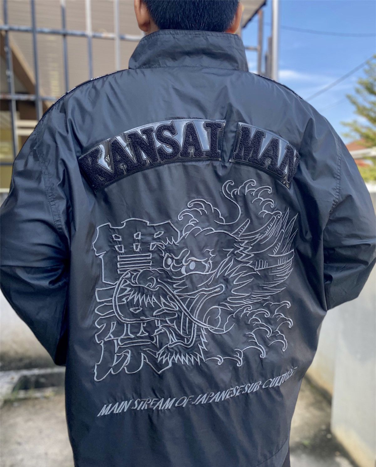 Kansai Yamamoto Kansai Man Jacket – Embroidered Dragon, Japanese Subculture Size US L / EU 52-54 / 3 - 14 Thumbnail